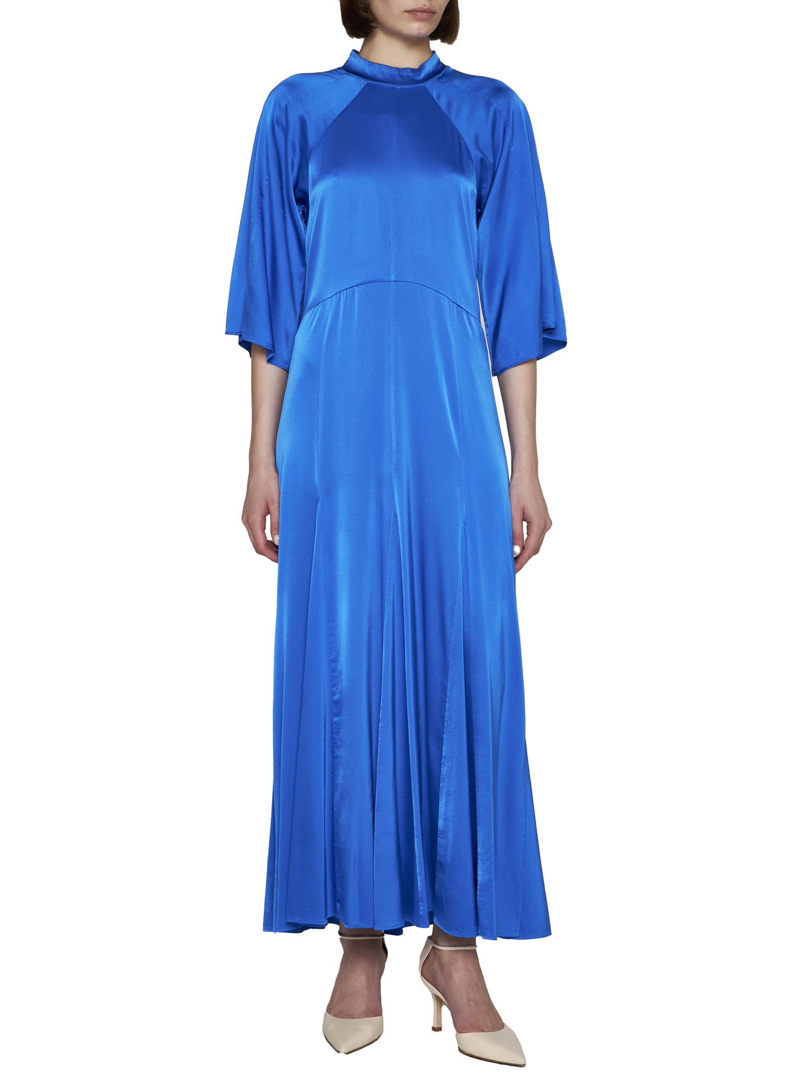 Shop Forte Forte Dress In Electric
