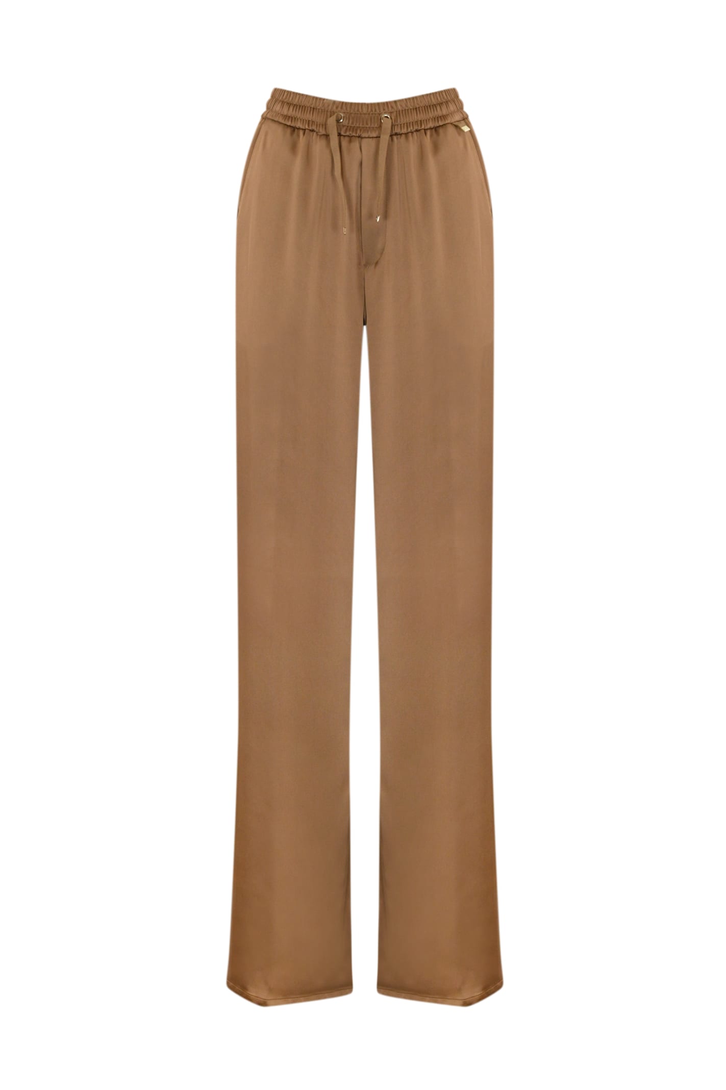 Straight Trousers In Technical Fabric