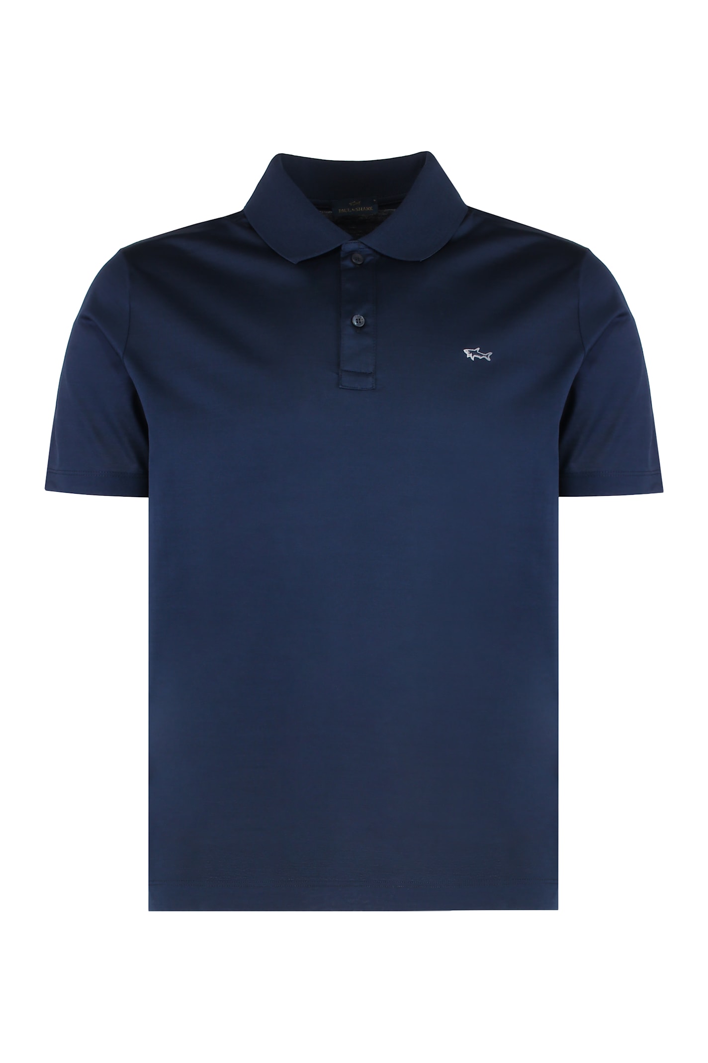Paul&shark Cotton Jersey Polo Shirt In Blue