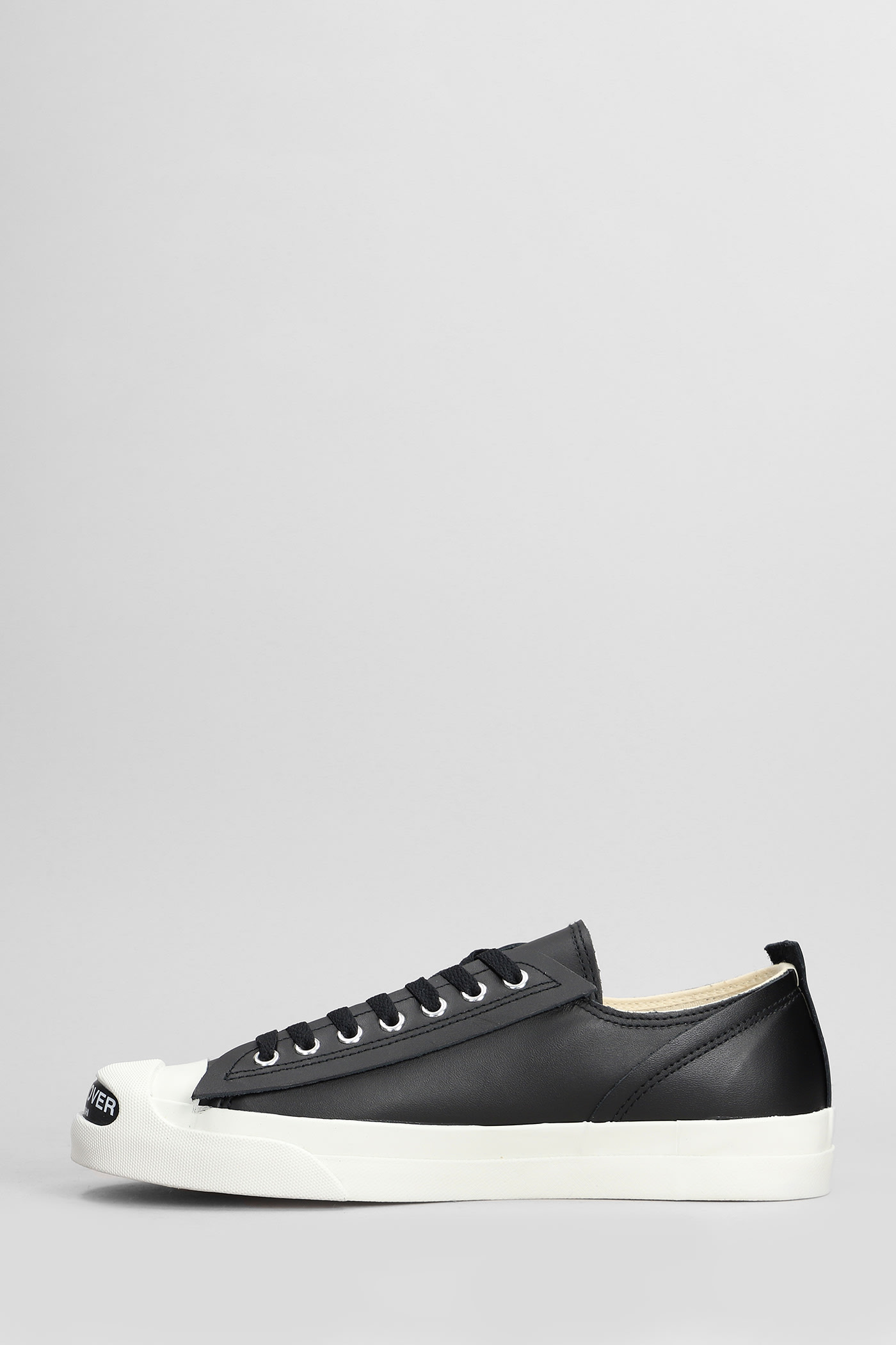 Shop Undercover Sneakers In Black Leather