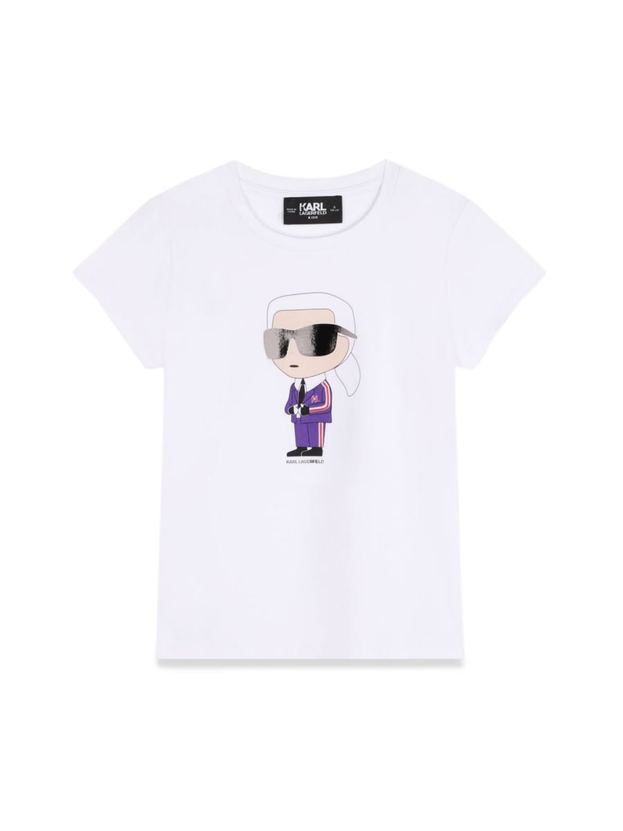 Shop Karl Lagerfeld Tee Shirt M/l In Multicolour