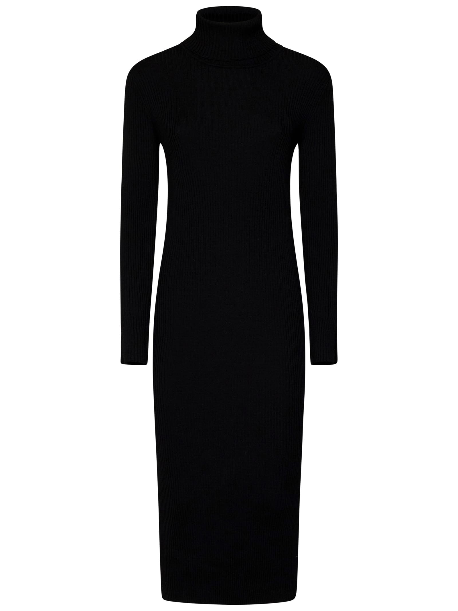 Shop P.a.r.o.s.h . Midi Dress In Black