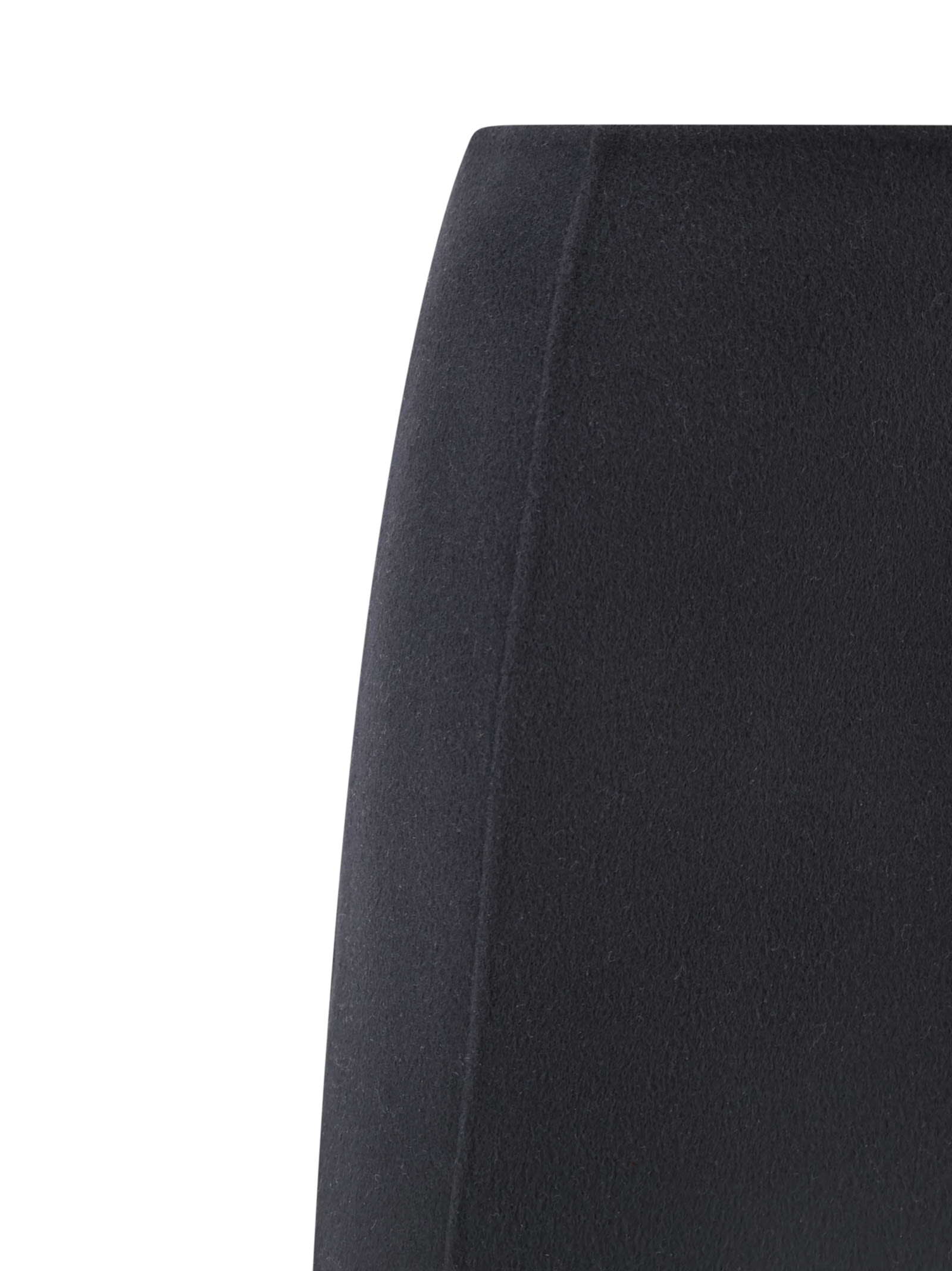 P.a.r.o.s.h Midi And Knee Length High Waist Skirt In Black