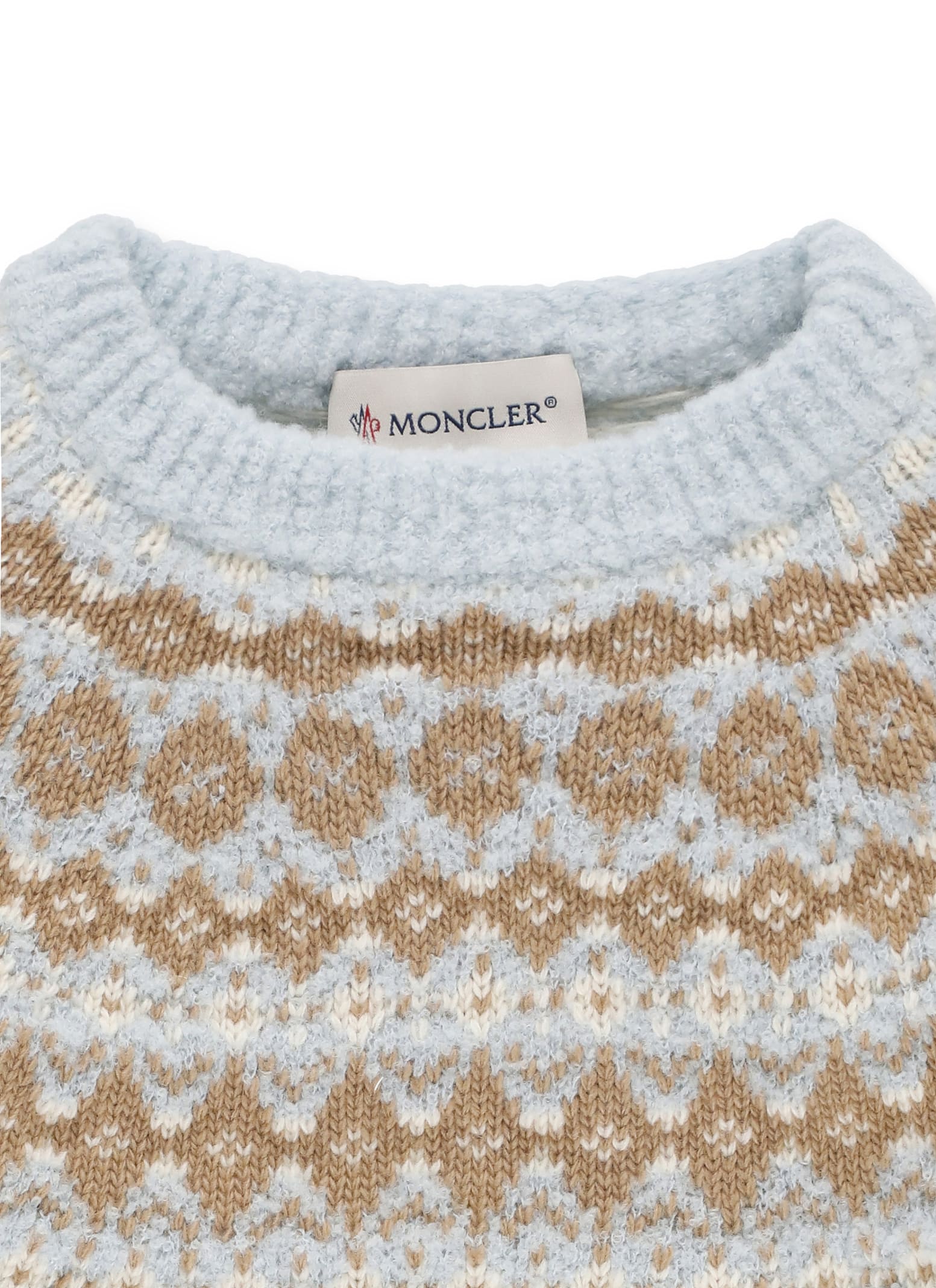 Moncler Tricot Sweater In Gold