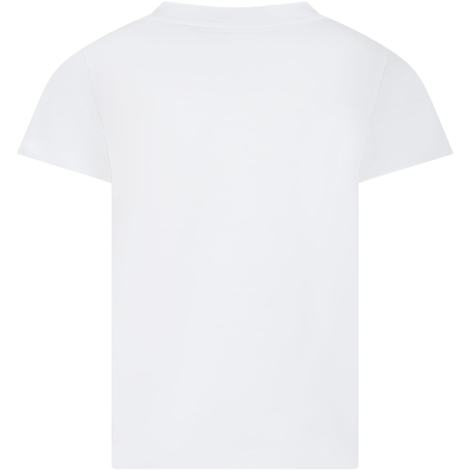 Shop Versace White T-shirt For Boy With Anchor Print