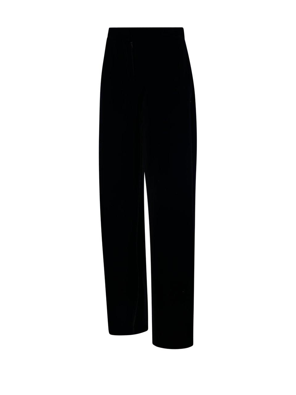 Sportmax Mid-rise Straight Leg Trousers In Black