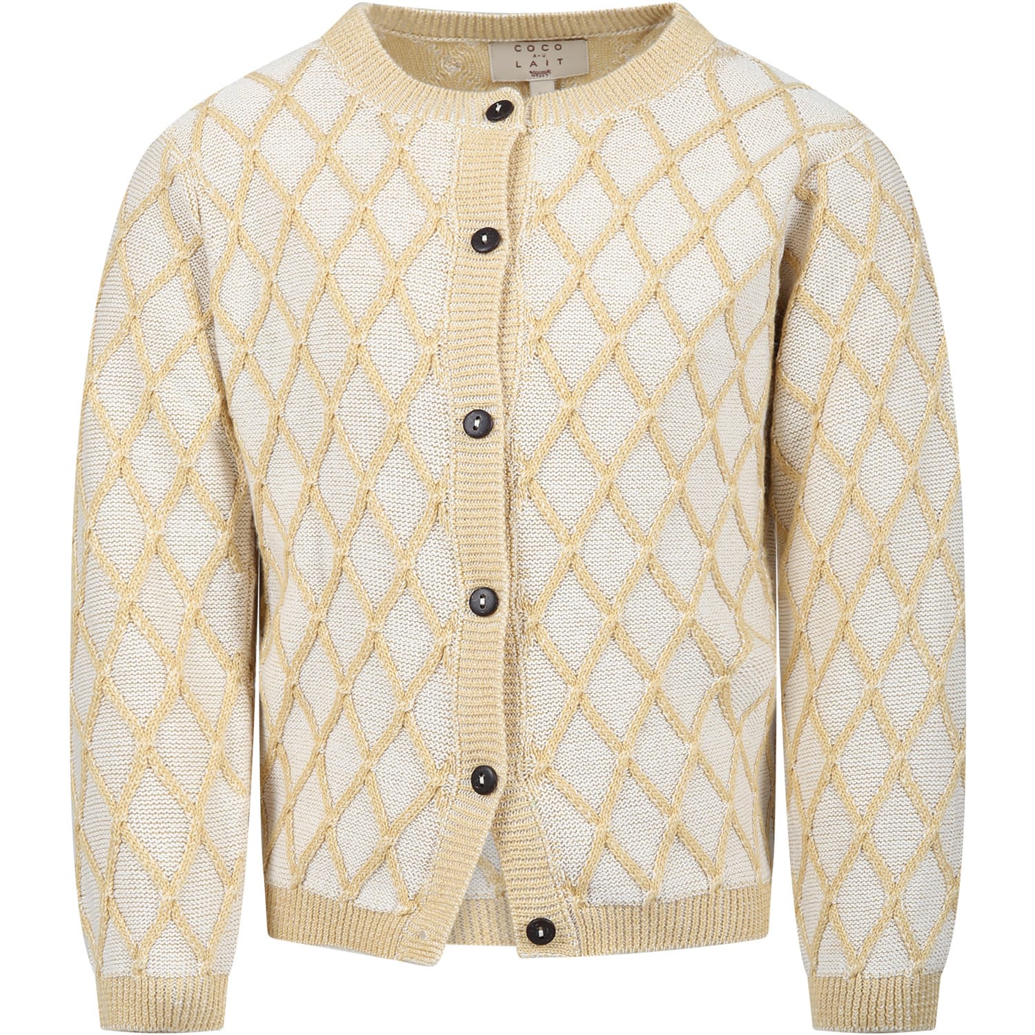 Coco Au Lait Kids' Yellow Cardigan For Baby Girl