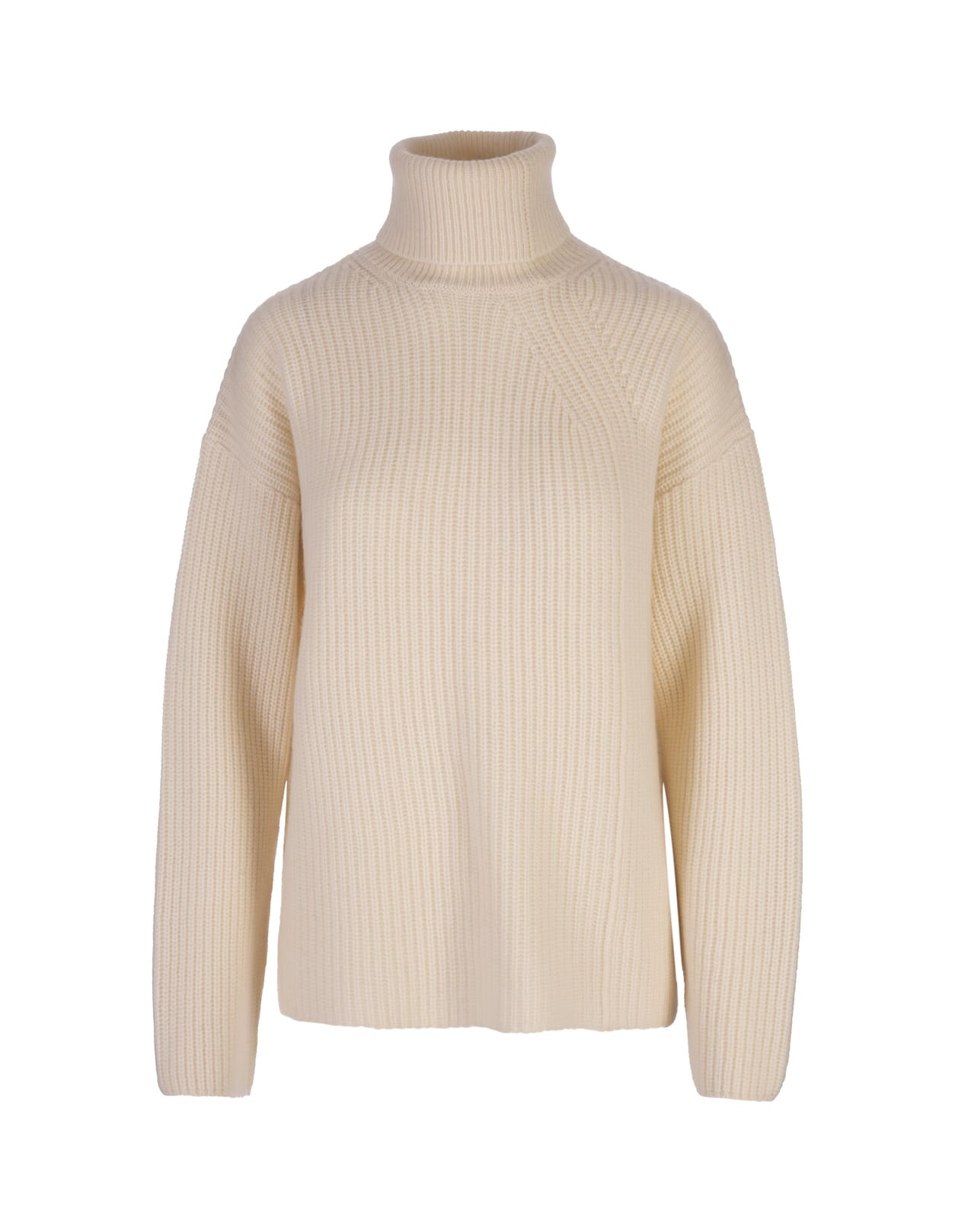 P.a.r.o.s.h White Cashmere Turtleneck In White