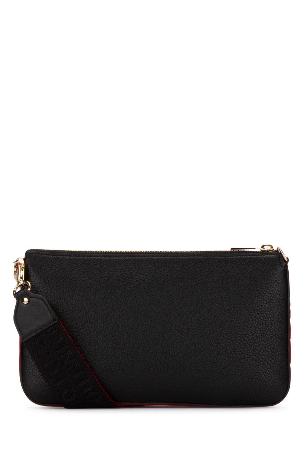 Christian Louboutin Loubila Hybrid Clutch Bag In Black