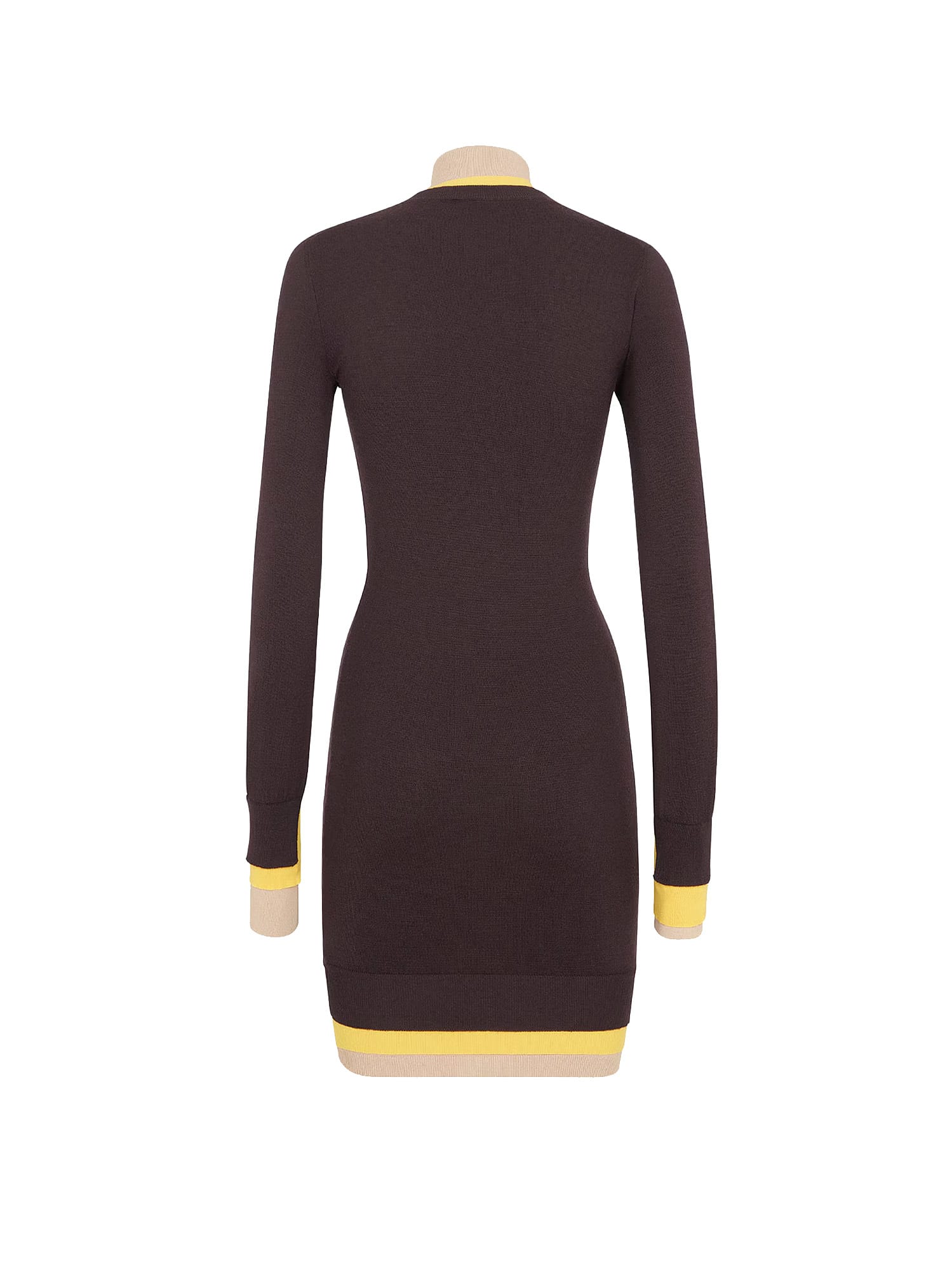 Shop Fendi Dress In Purple