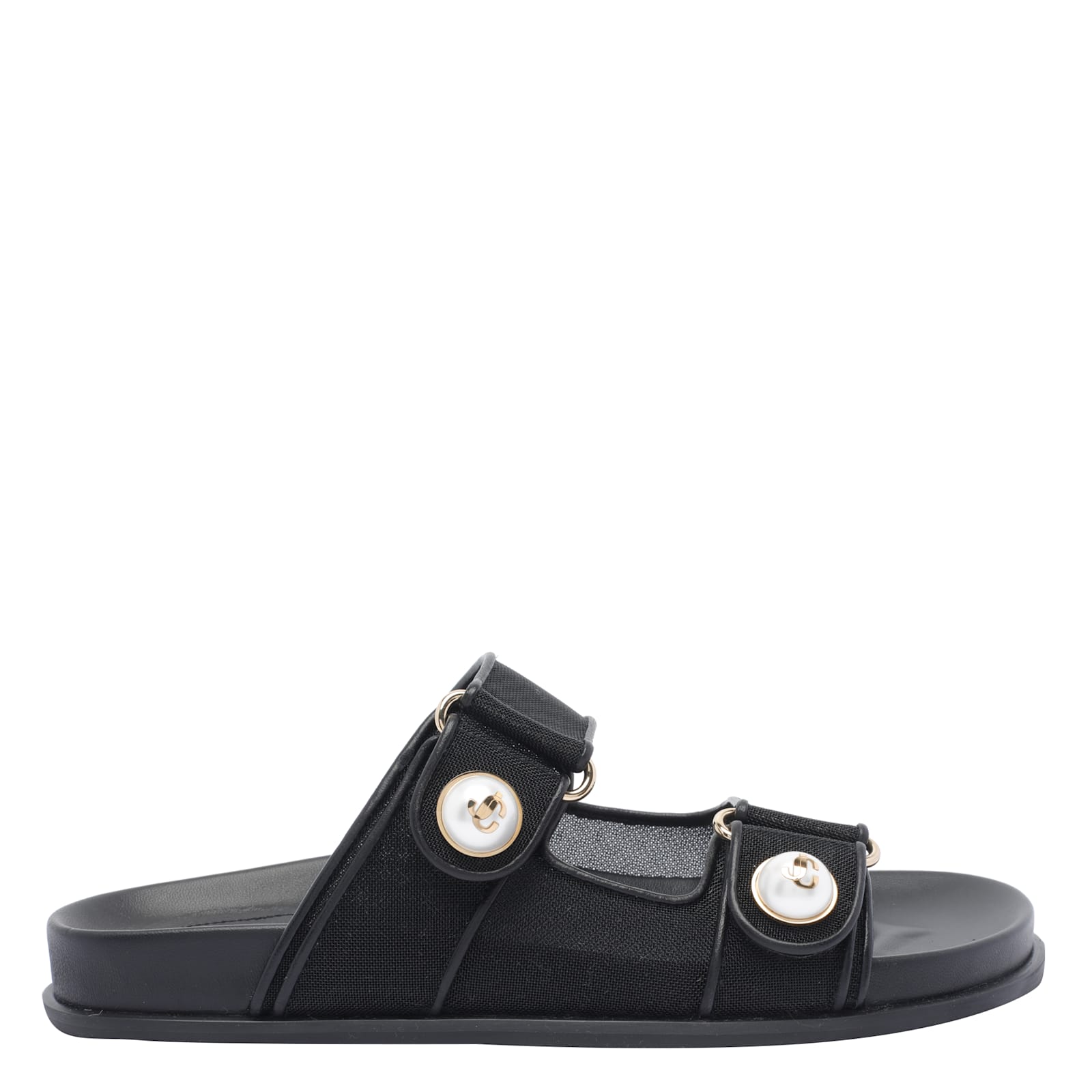 Jimmy Choo Fayence Sandals In Black