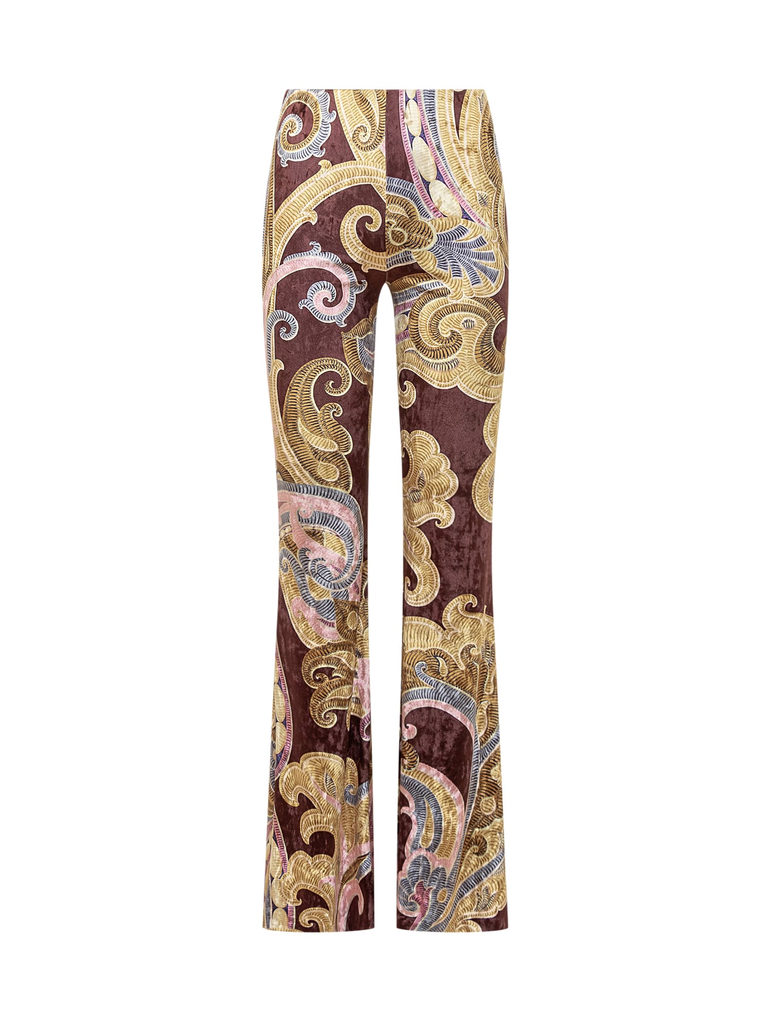 Shop Etro Trouser In Moro