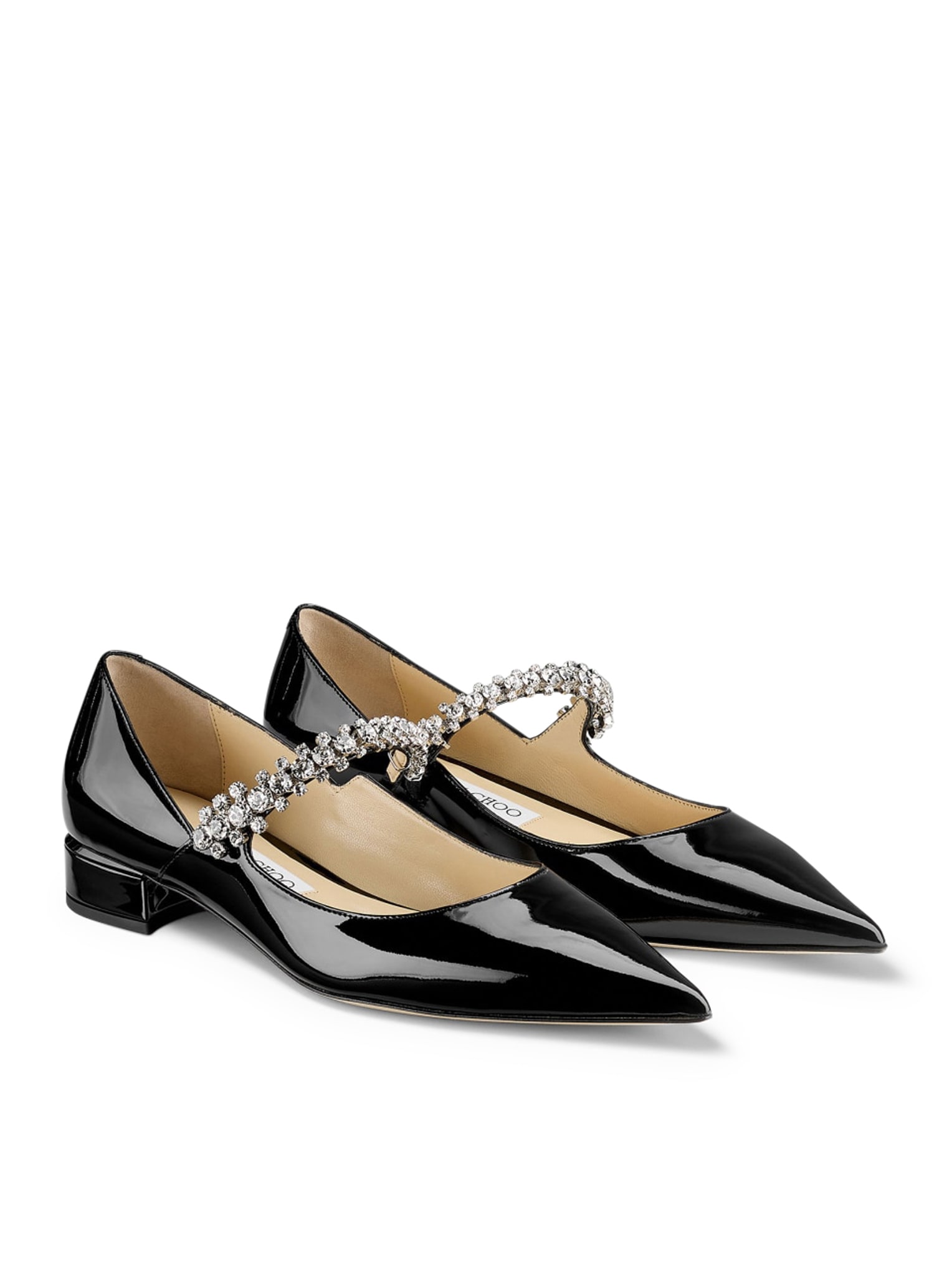 Shop Jimmy Choo Bing Pump Flat In Black