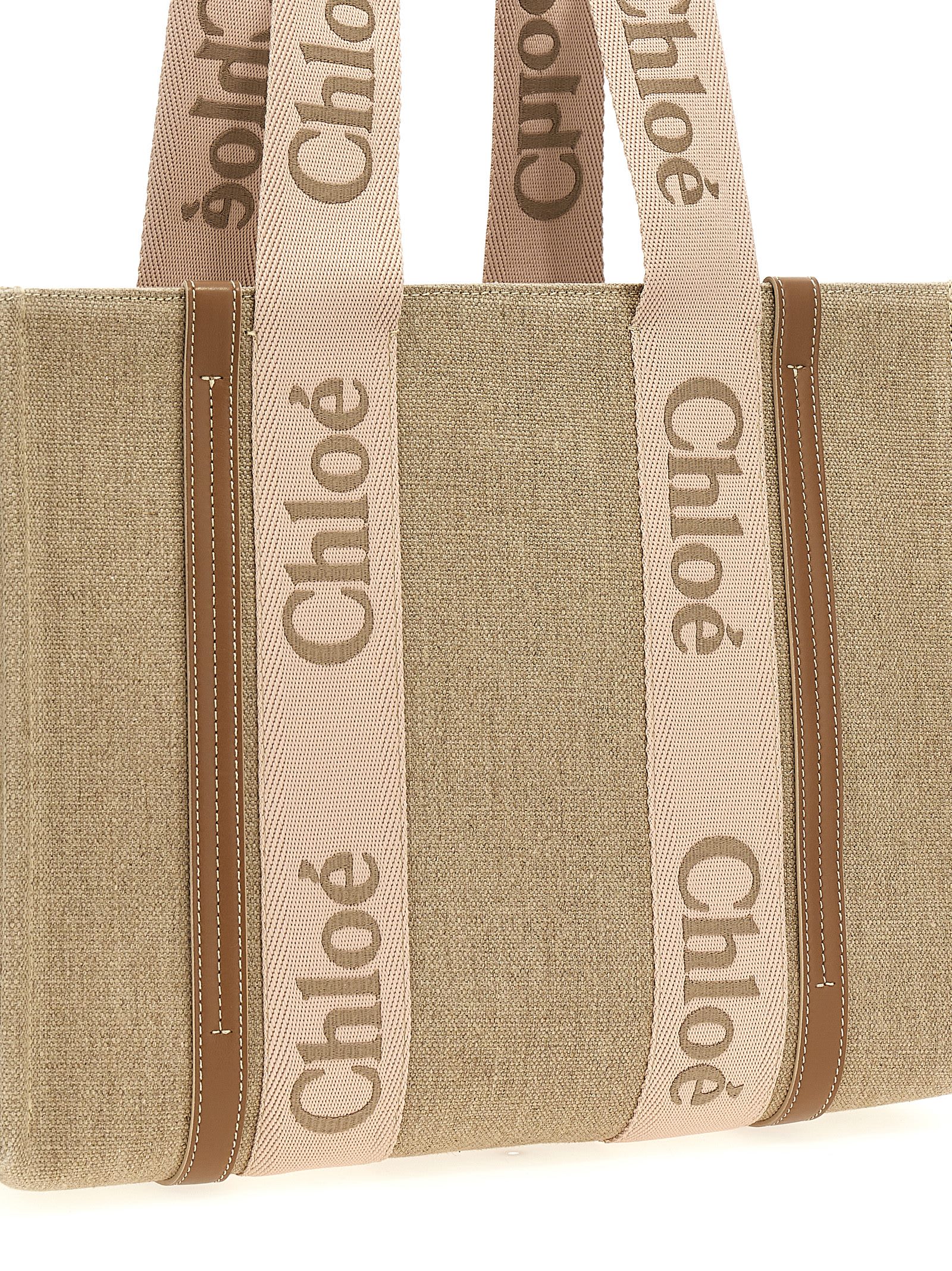 CHLOÉ WOODY MEDIUM SHOPPING BAG