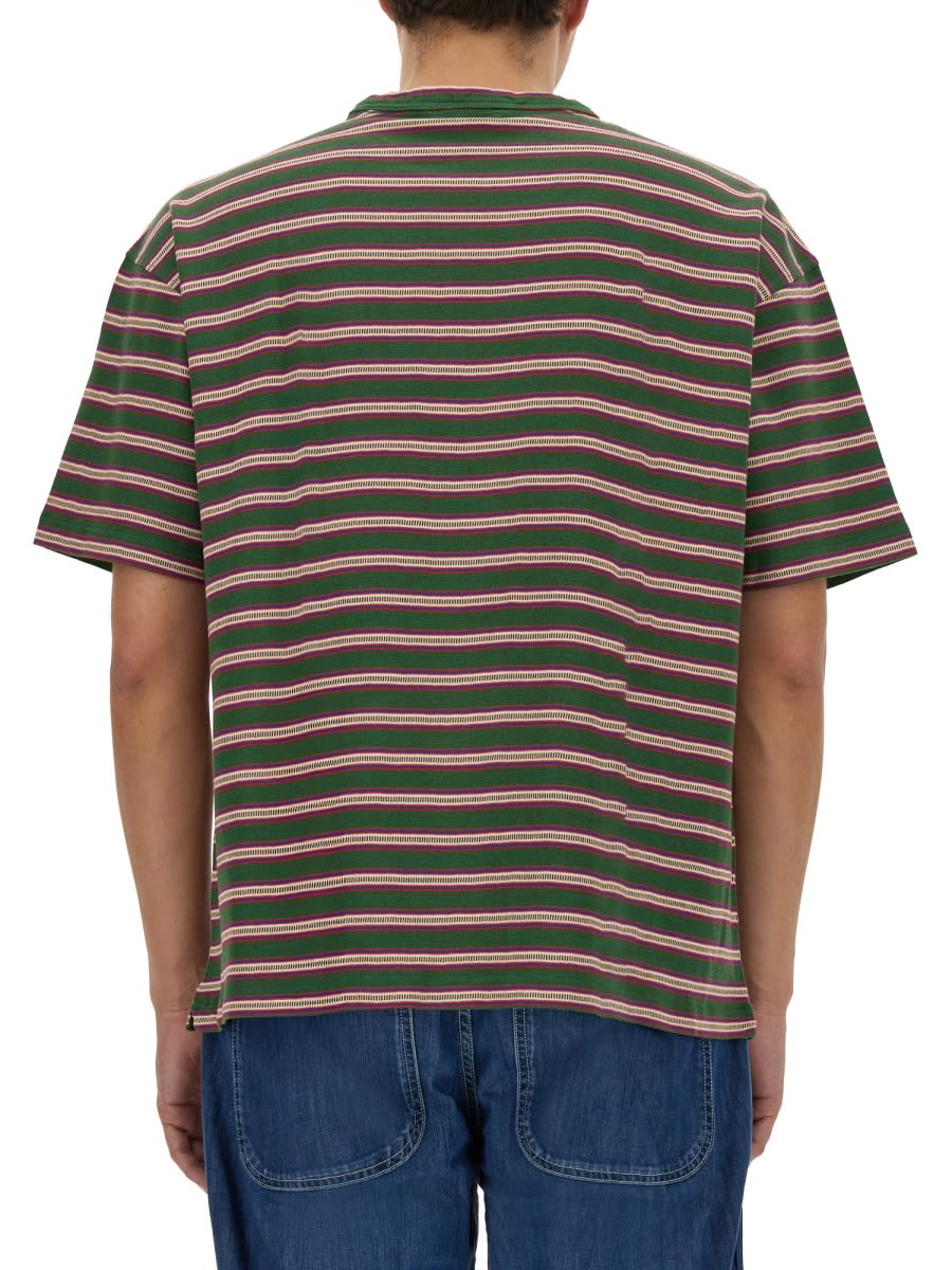 Shop Ymc You Must Create Striped T-shirt In Multicolour