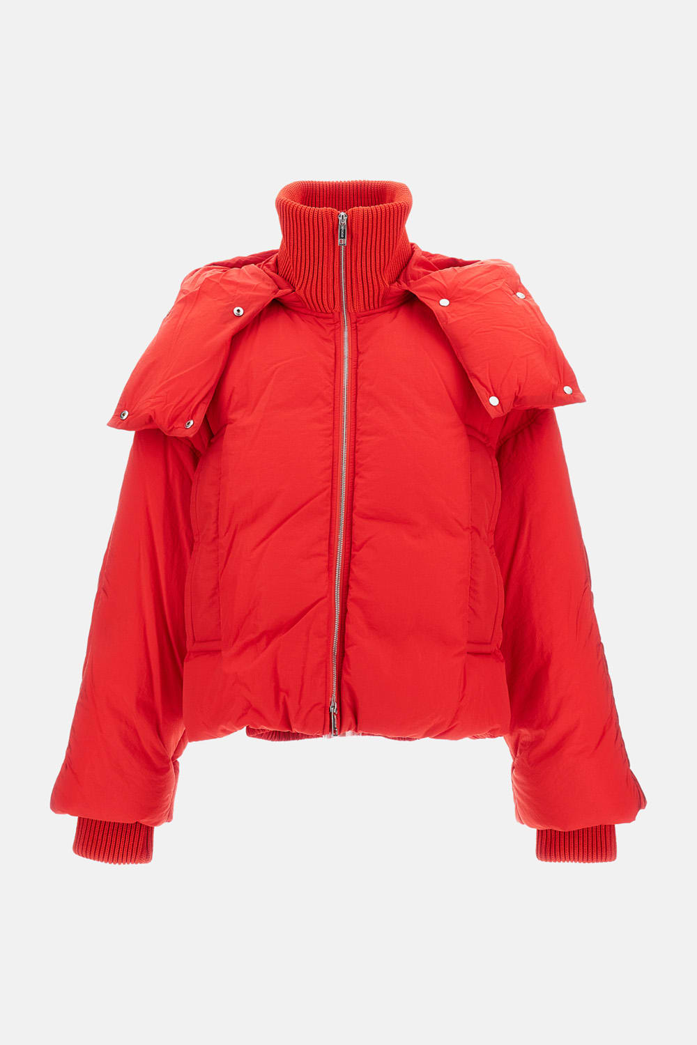 Sportmax Anti-drip Short Down Jacket In Red