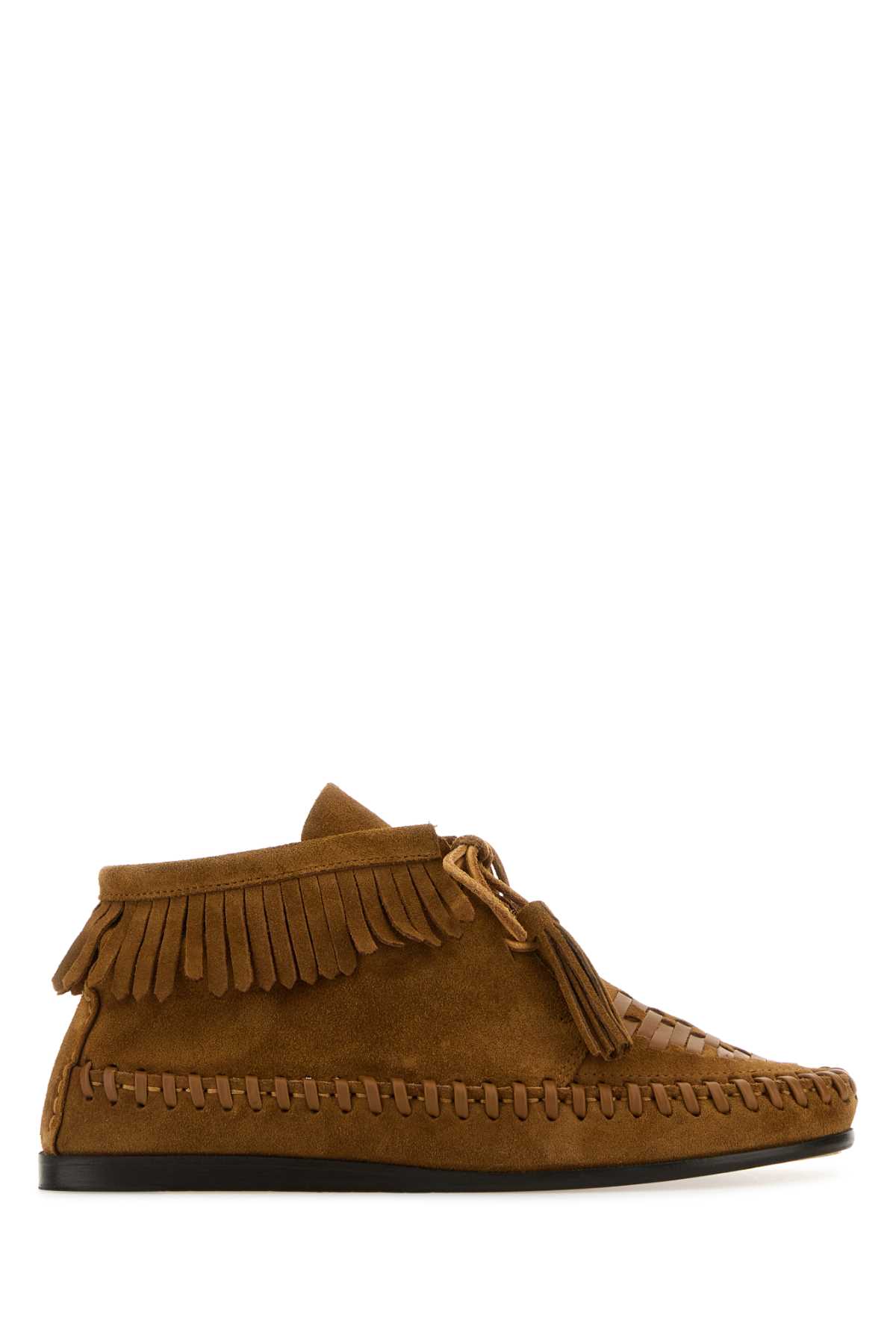 Isabel Marant Camel Suede Felsa Lace-up Shoes