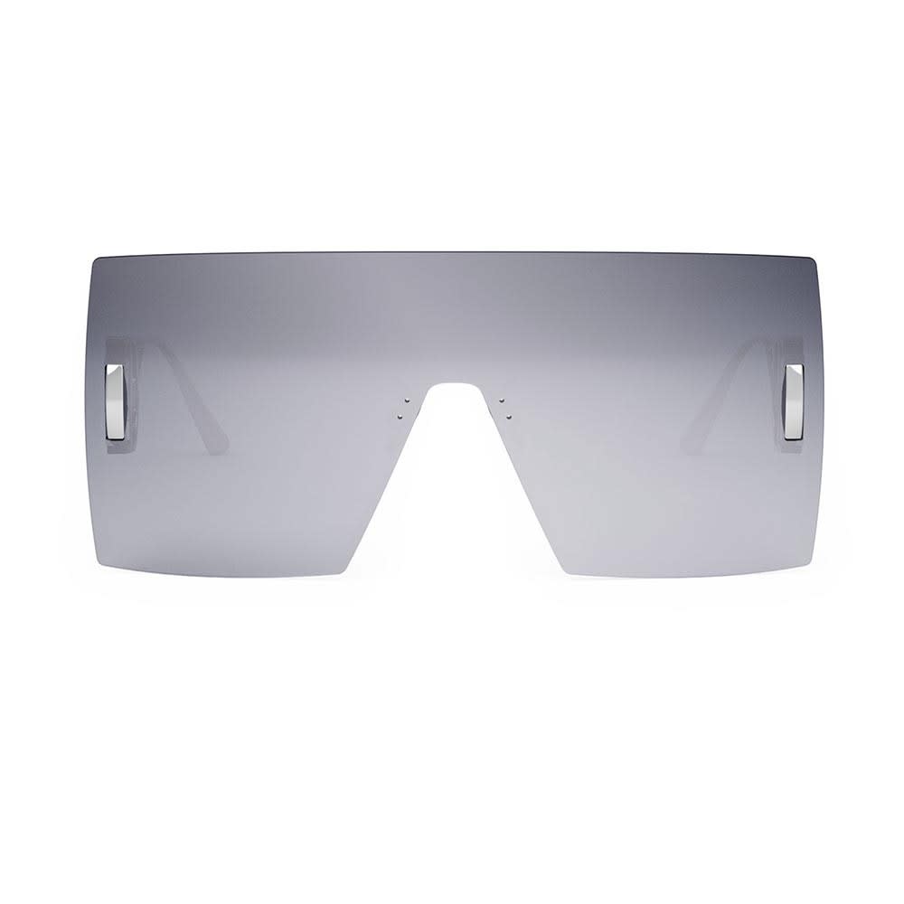 Shop Dior Sunglasses In Argento/grigio Specchiato