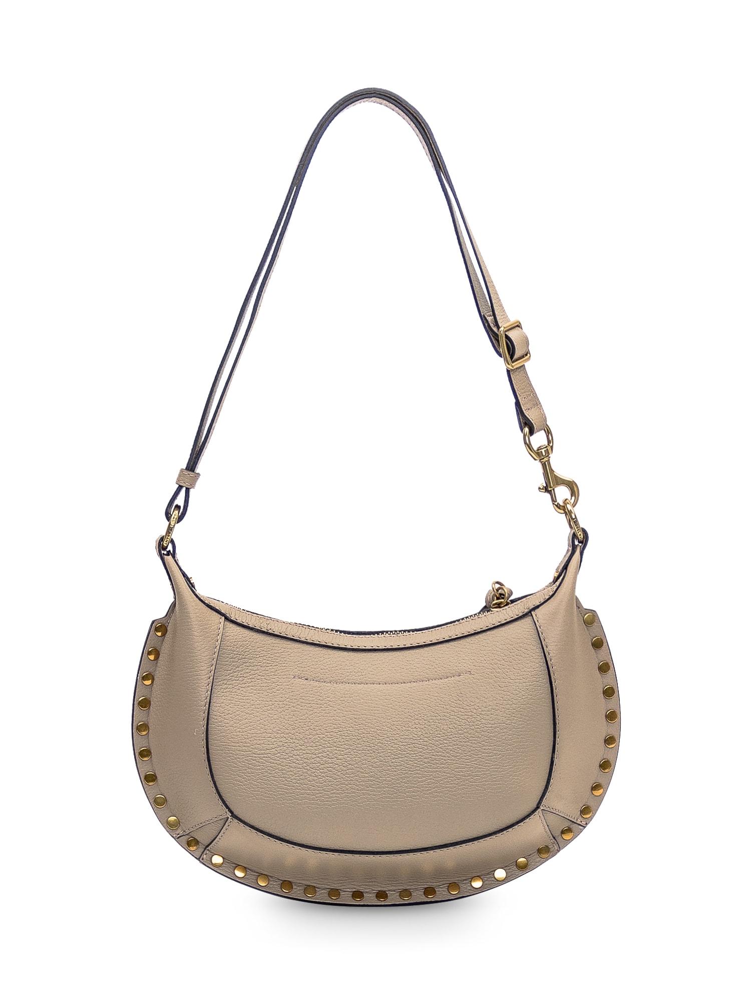 Isabel Marant Oskan Moon Leather Shoulder Bag In 50ta