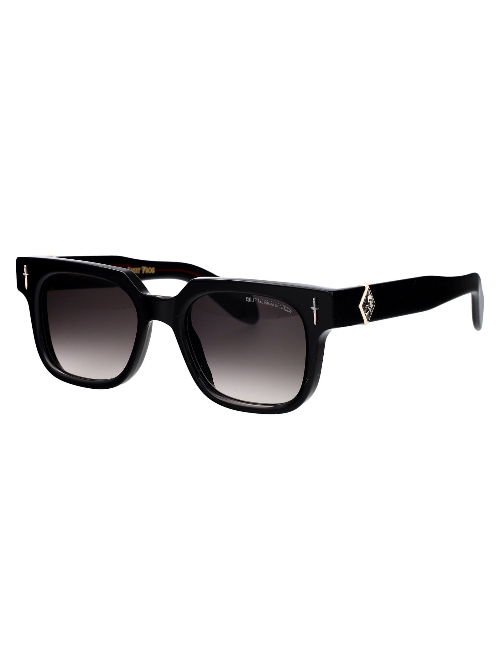 Shop Cutler And Gross The Great Frog - 007 Sunglasses In 01 Black