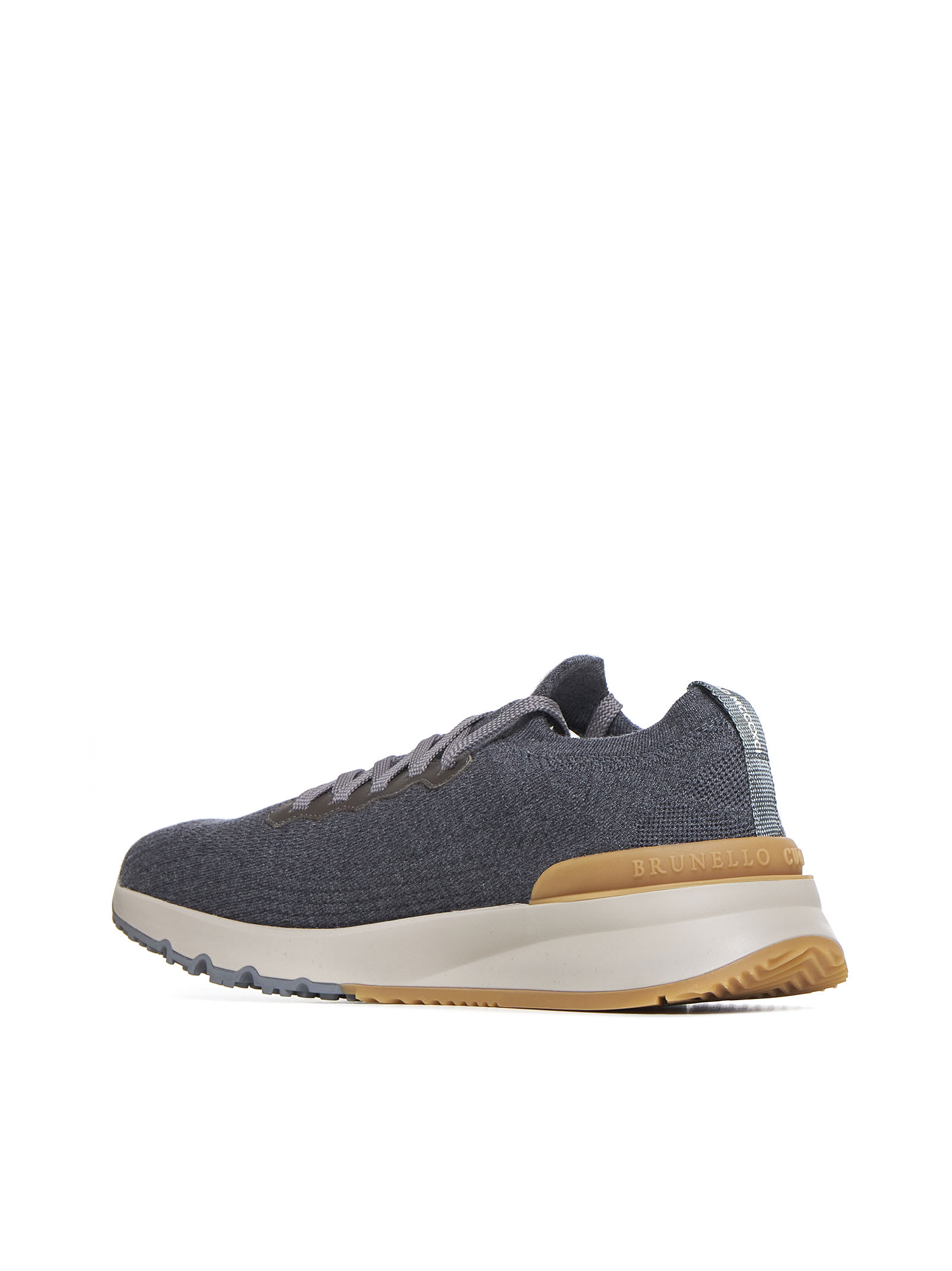 Shop Brunello Cucinelli Sneakers In Antracite+alpa Grigio Ambra