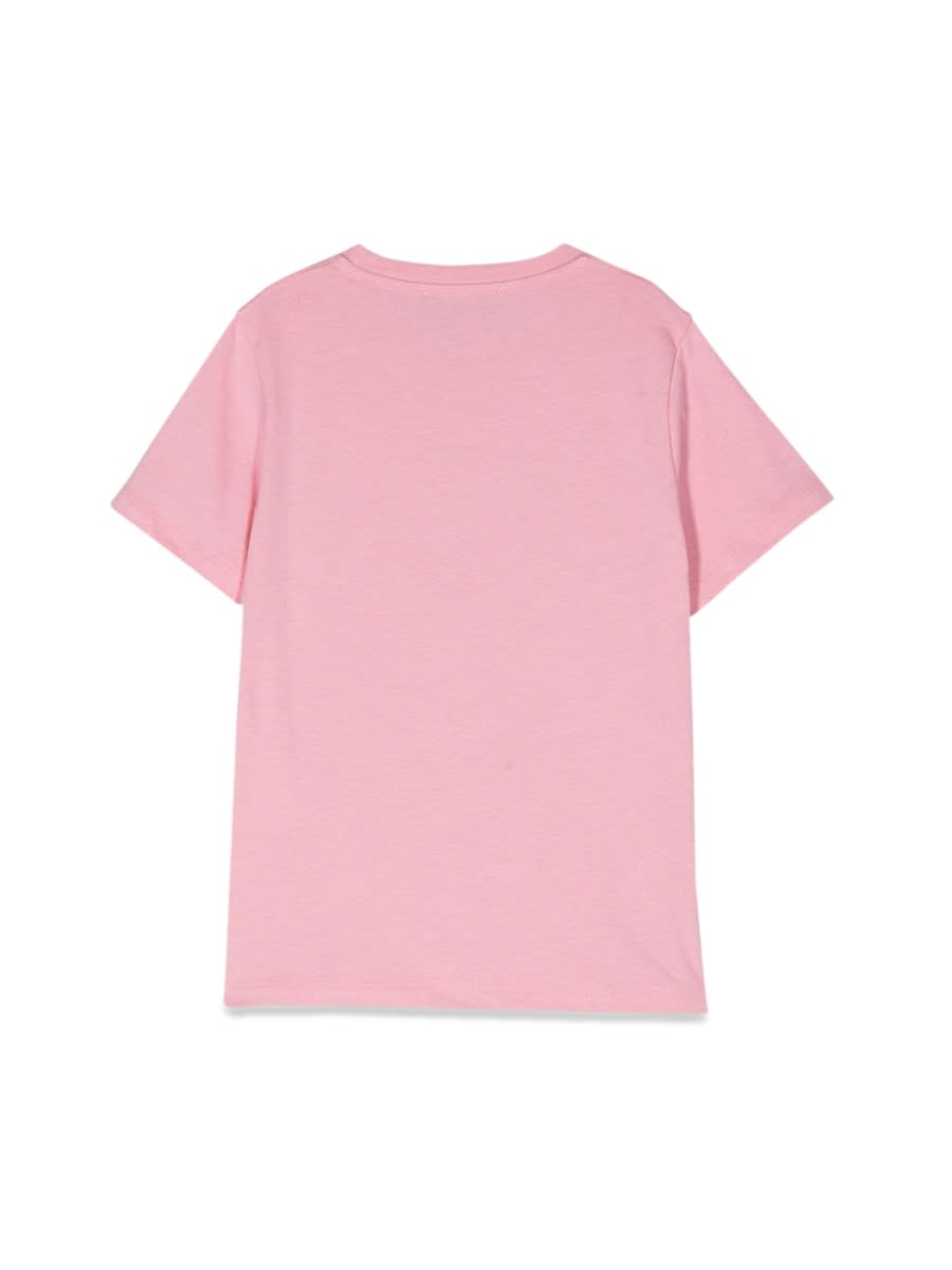 Shop Versace Very  Print Jersey T-shirt In Pink