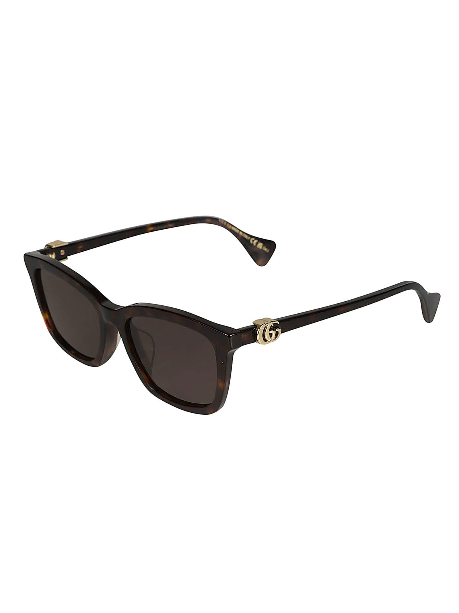 Shop Gucci Wayfarer Classic Sunglasses In Brown