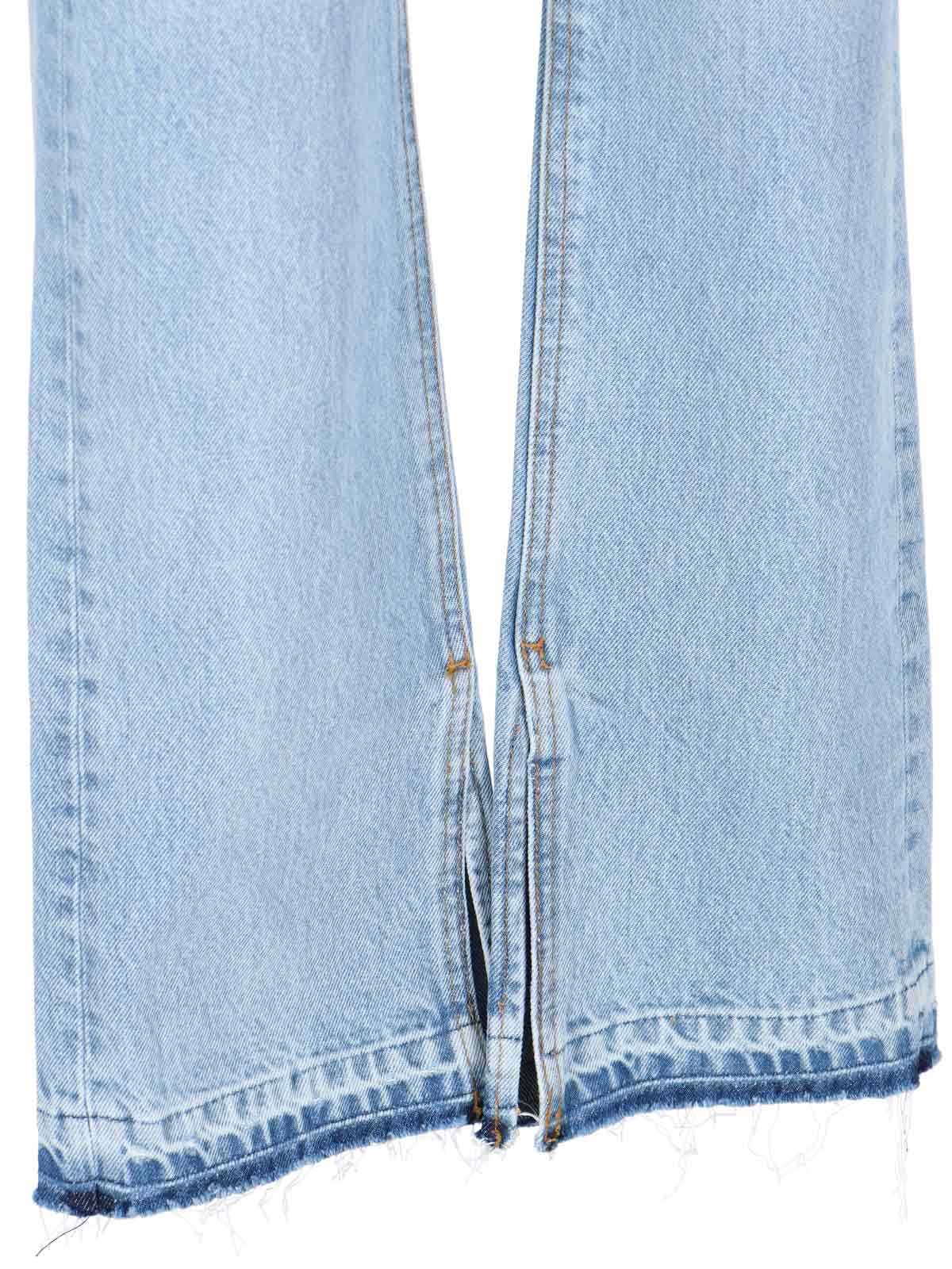 Shop Re/done Bootcut Jeans In Light Blue