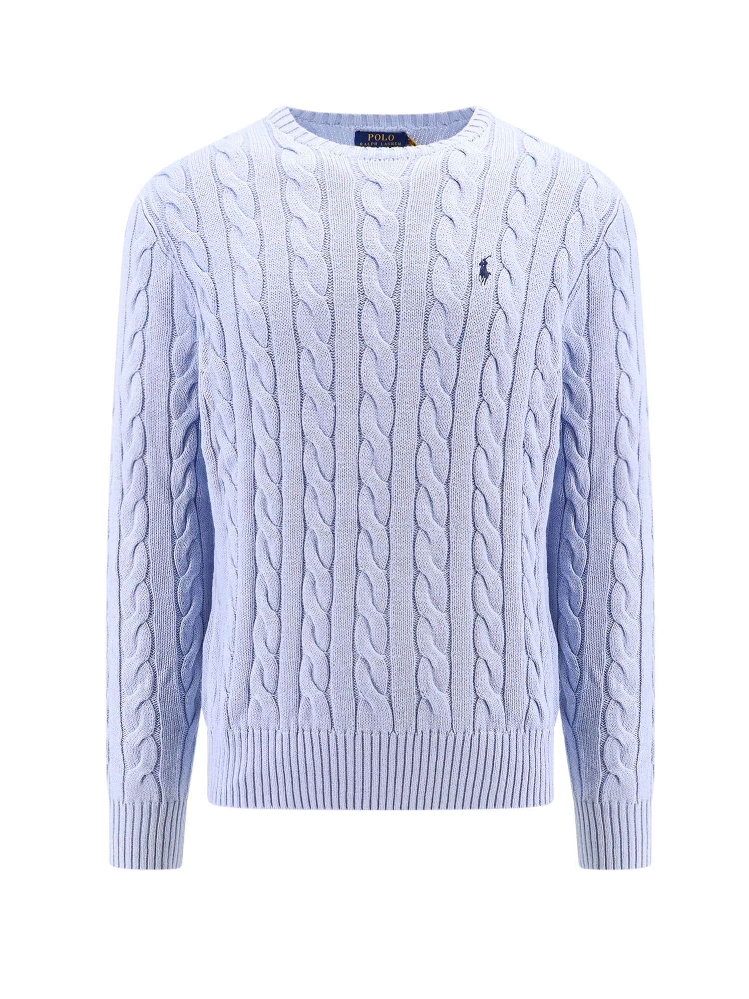 Shop Polo Ralph Lauren Sweater In Clear Blue