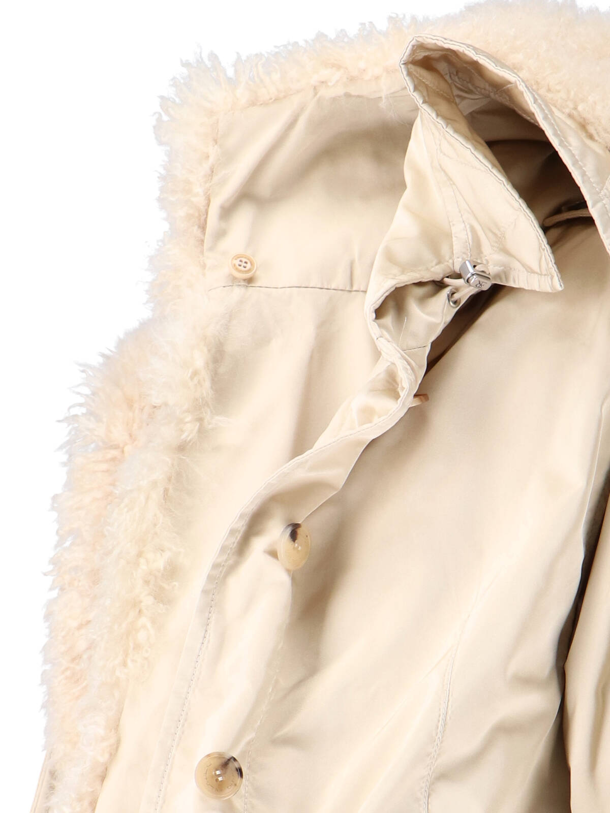 Ermanno Scervino Casual Jacket With Hood And Pockets In Neutral