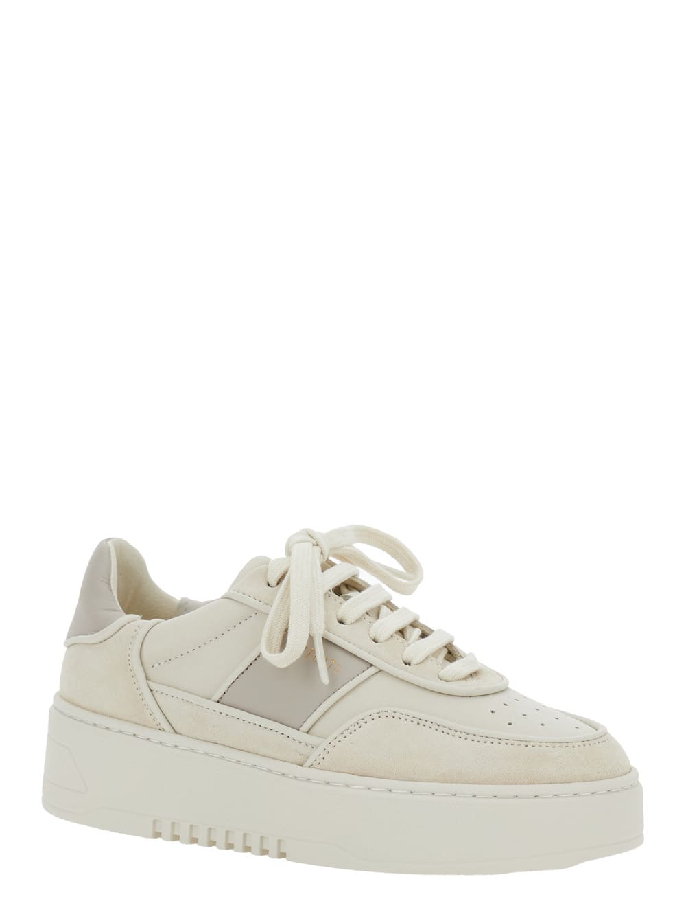 Axel Arigato Orbit Sneakers In Beige Suede And Fabric In Multi