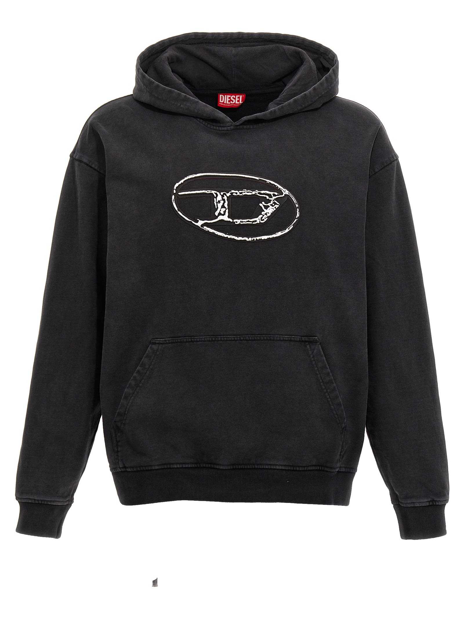 Shop Diesel S-boxt-hood-q7 Hoodie In 9xx