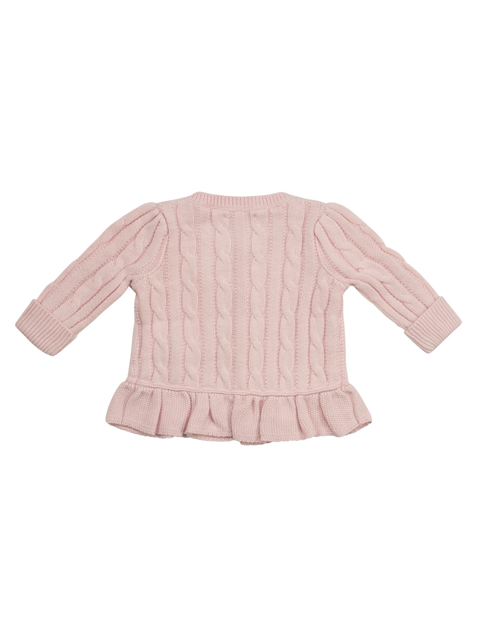 Shop Polo Ralph Lauren Cable-knit Cardigan In Pink