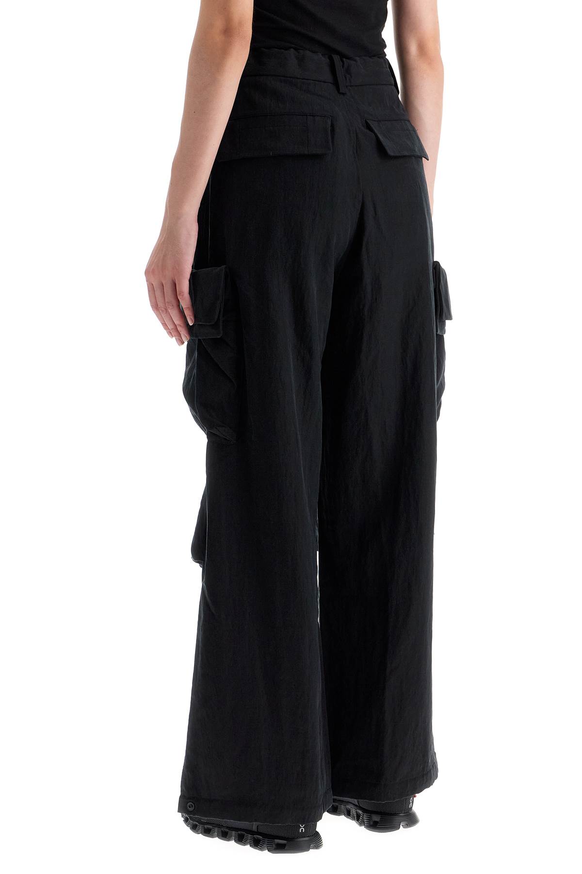 Shop Y-3 Lyocell Cargo Pants In In Black (black)