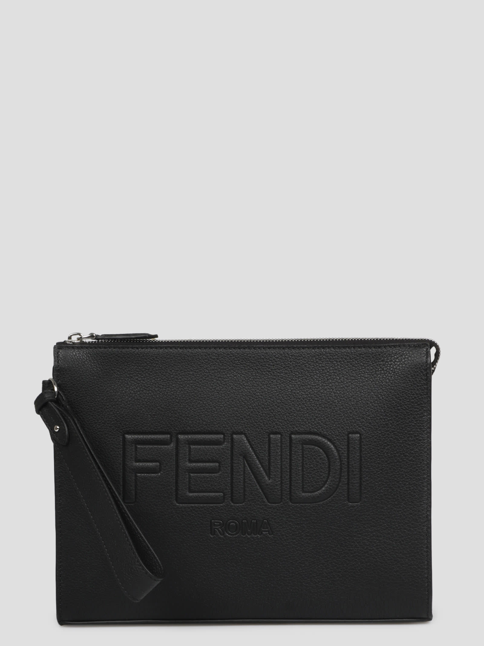 Fendi 3d Logo Clutch