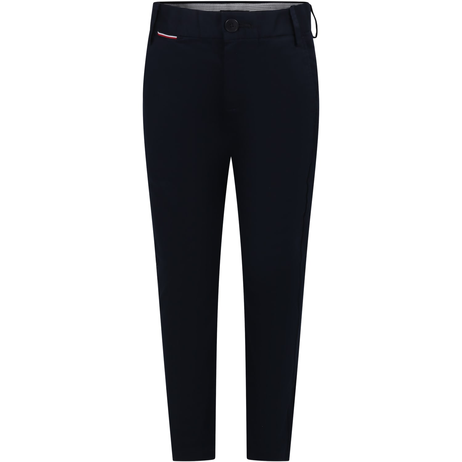 Tommy Hilfiger Kids' Blue Trousers For Boy With Logo