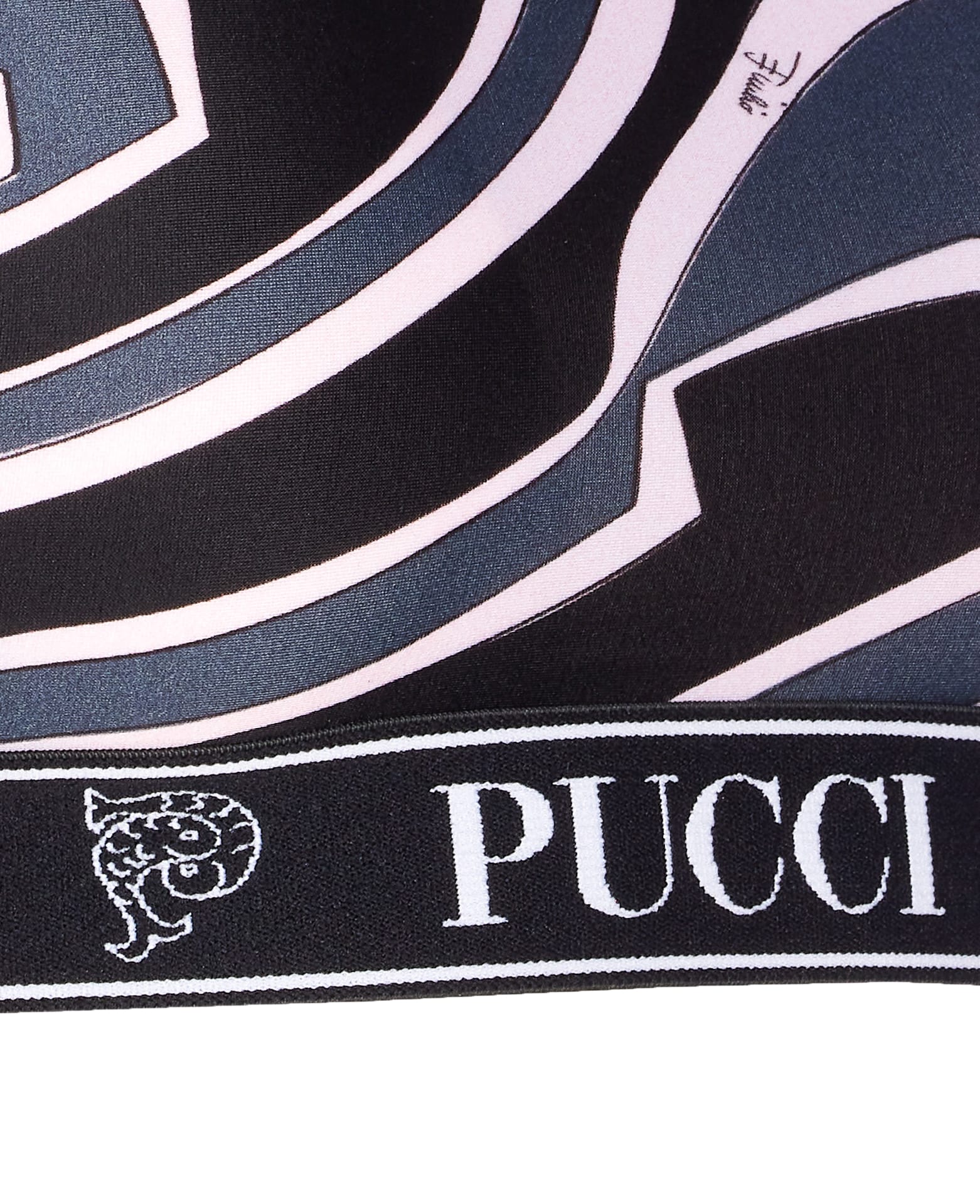 Pucci Top Pesci Print In Black