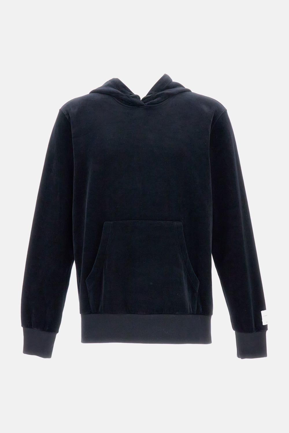 Golden Goose Journey Ms Hoodie Swatshirt Double Chenille Laser Print In Blue