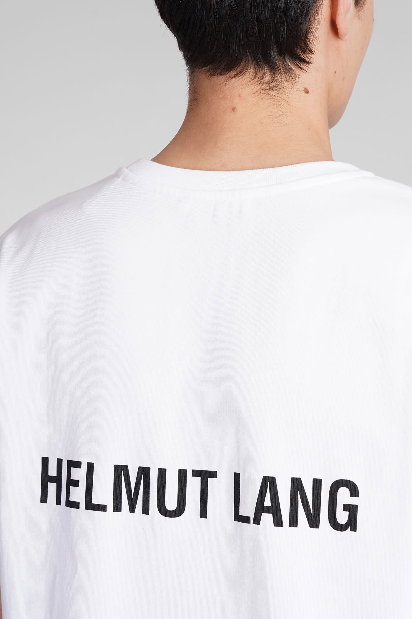 Shop Helmut Lang Tank Top In White Cotton