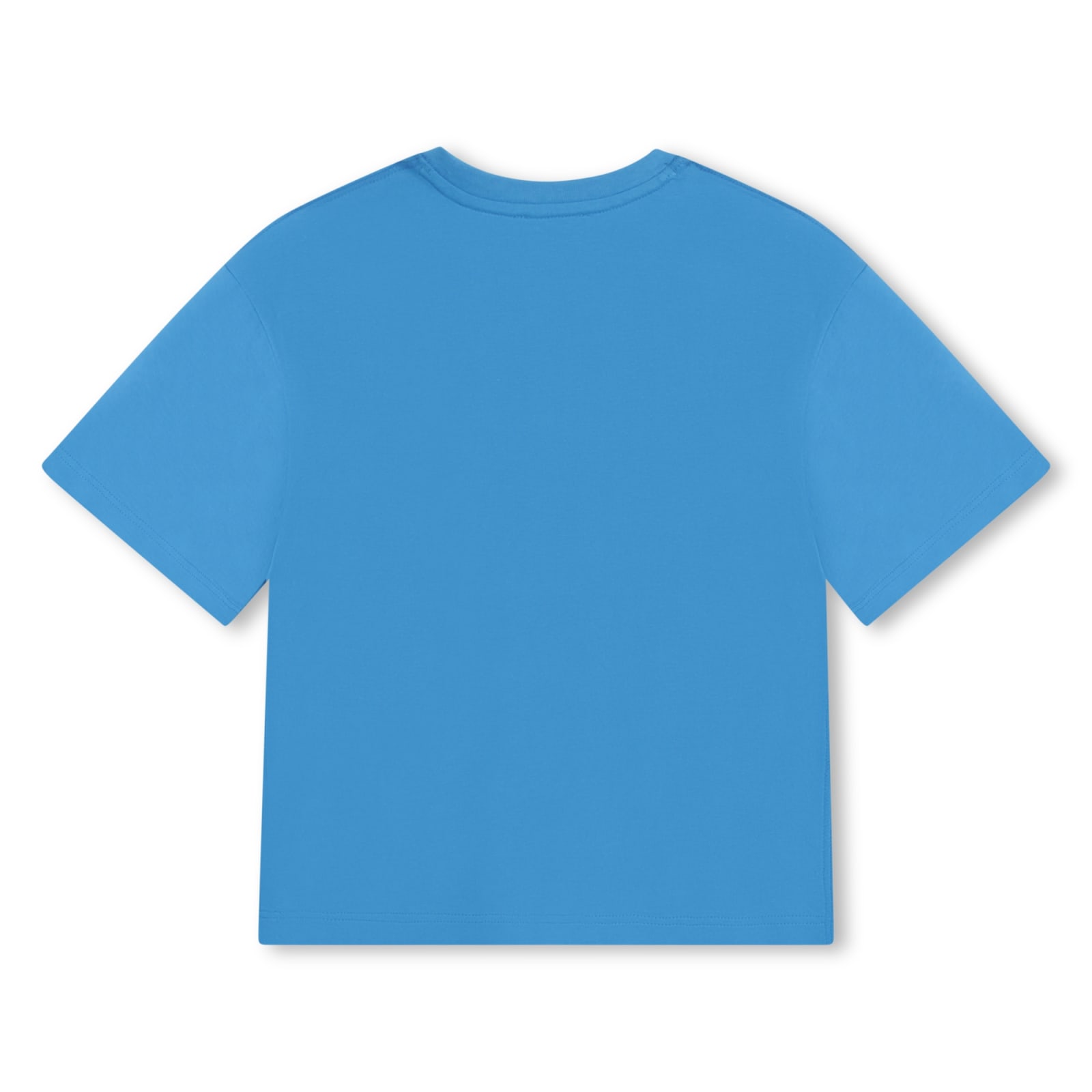 Shop Little Marc Jacobs T-shirt Con Logo In Blu Elettrico
