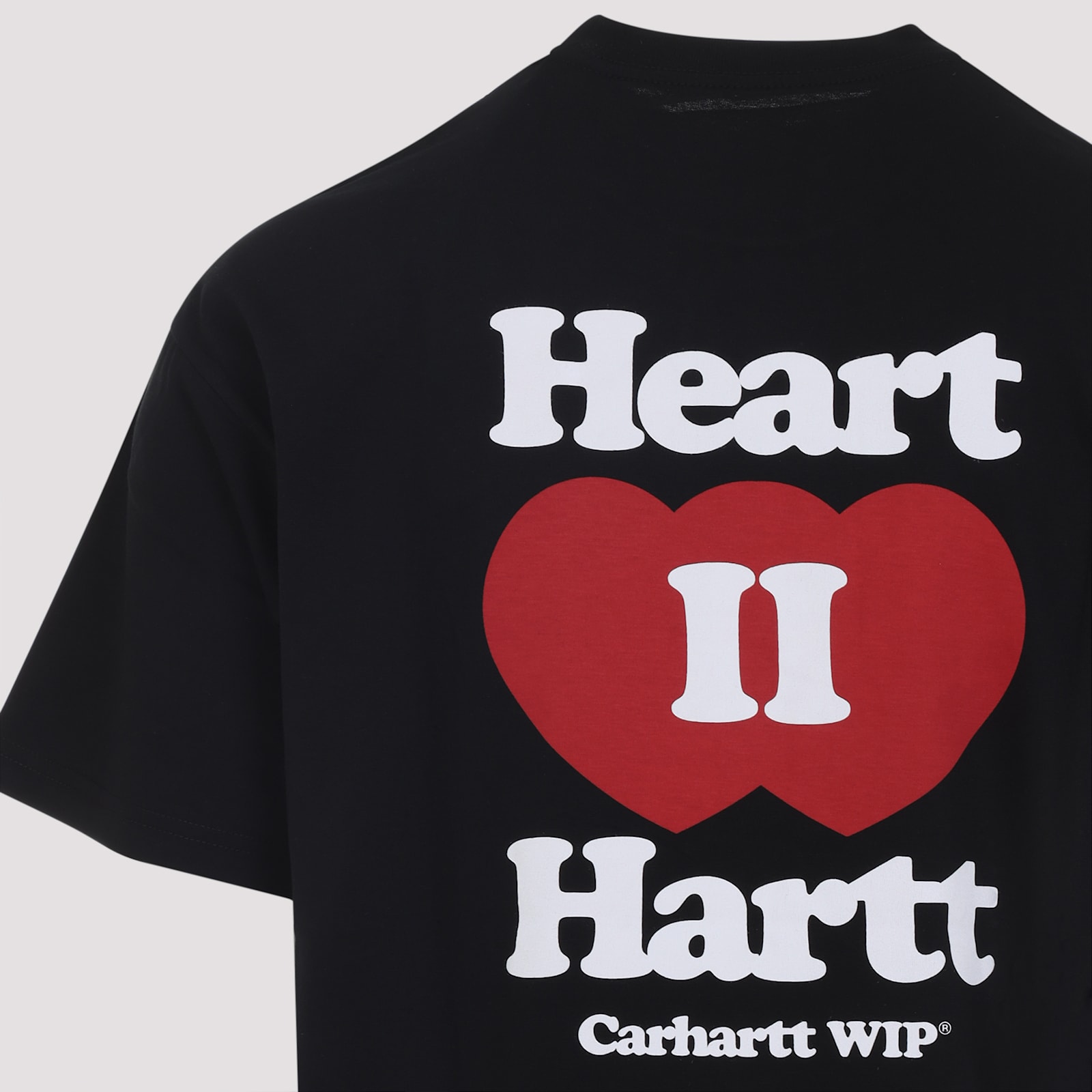 Carhartt Heart Motif Crew Neck Graphic Print T-shirt In Black