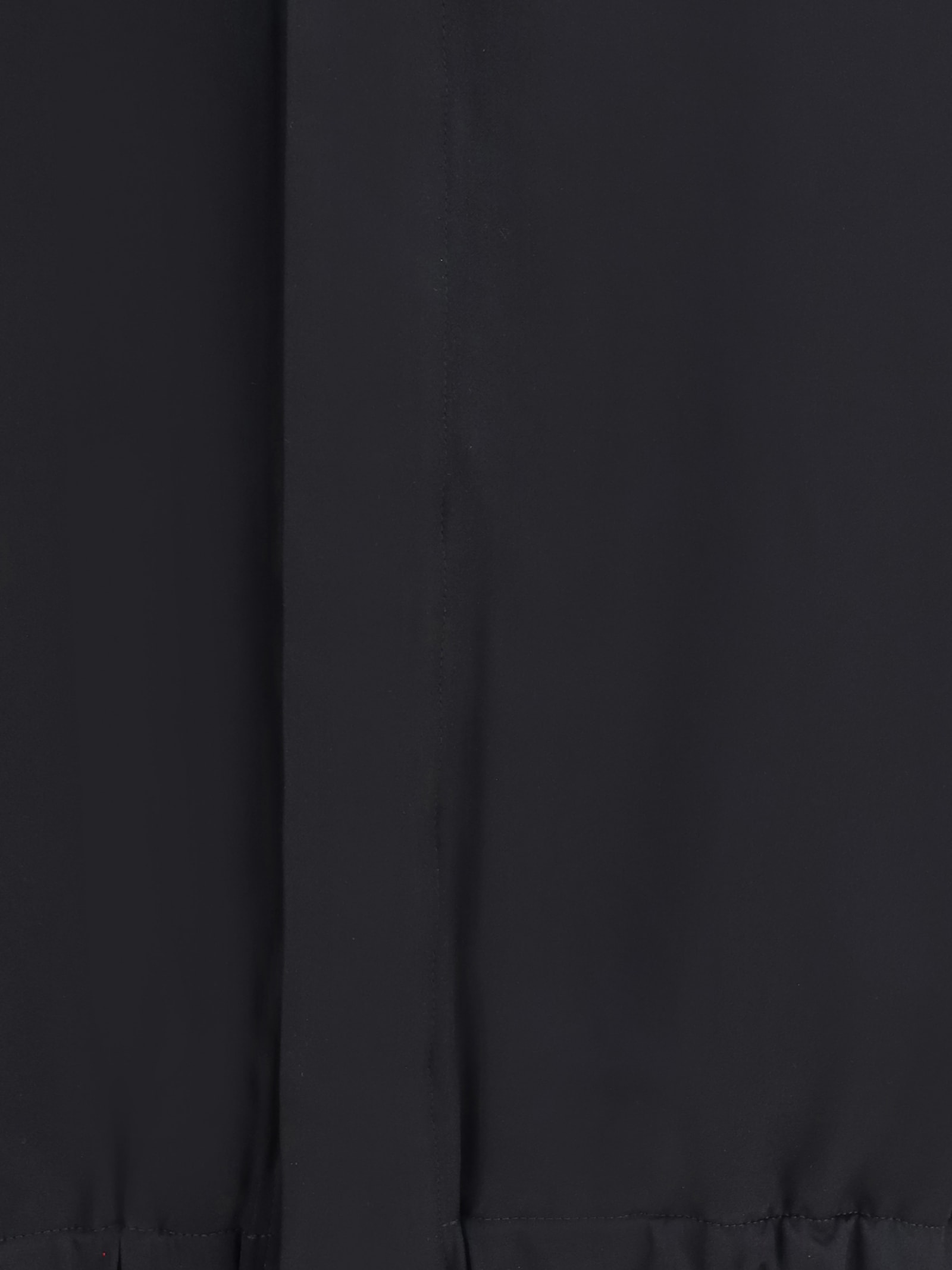 Sa Su Phi V-neck Balloon-sleeve Bomber Jacket In Black