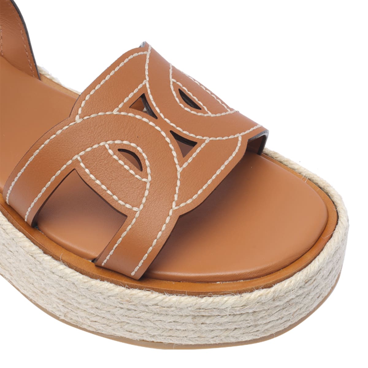 Shop Tod's Kate Wedges In Brown