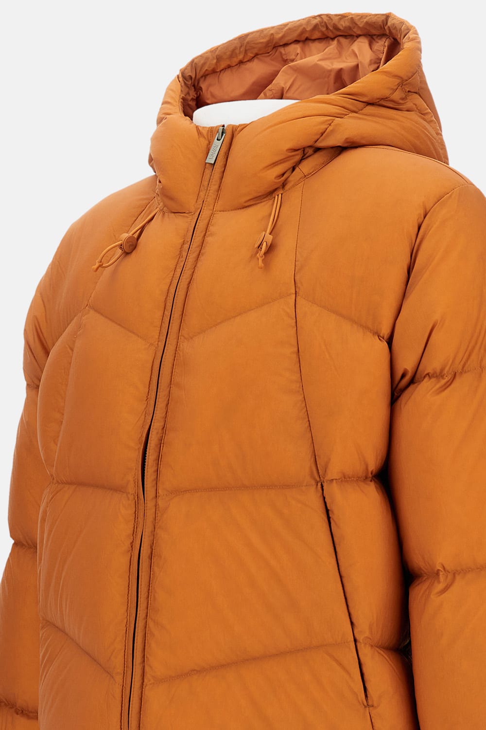 K-way Quill Thermo Light Ripstop Puffer Jacket In Orange