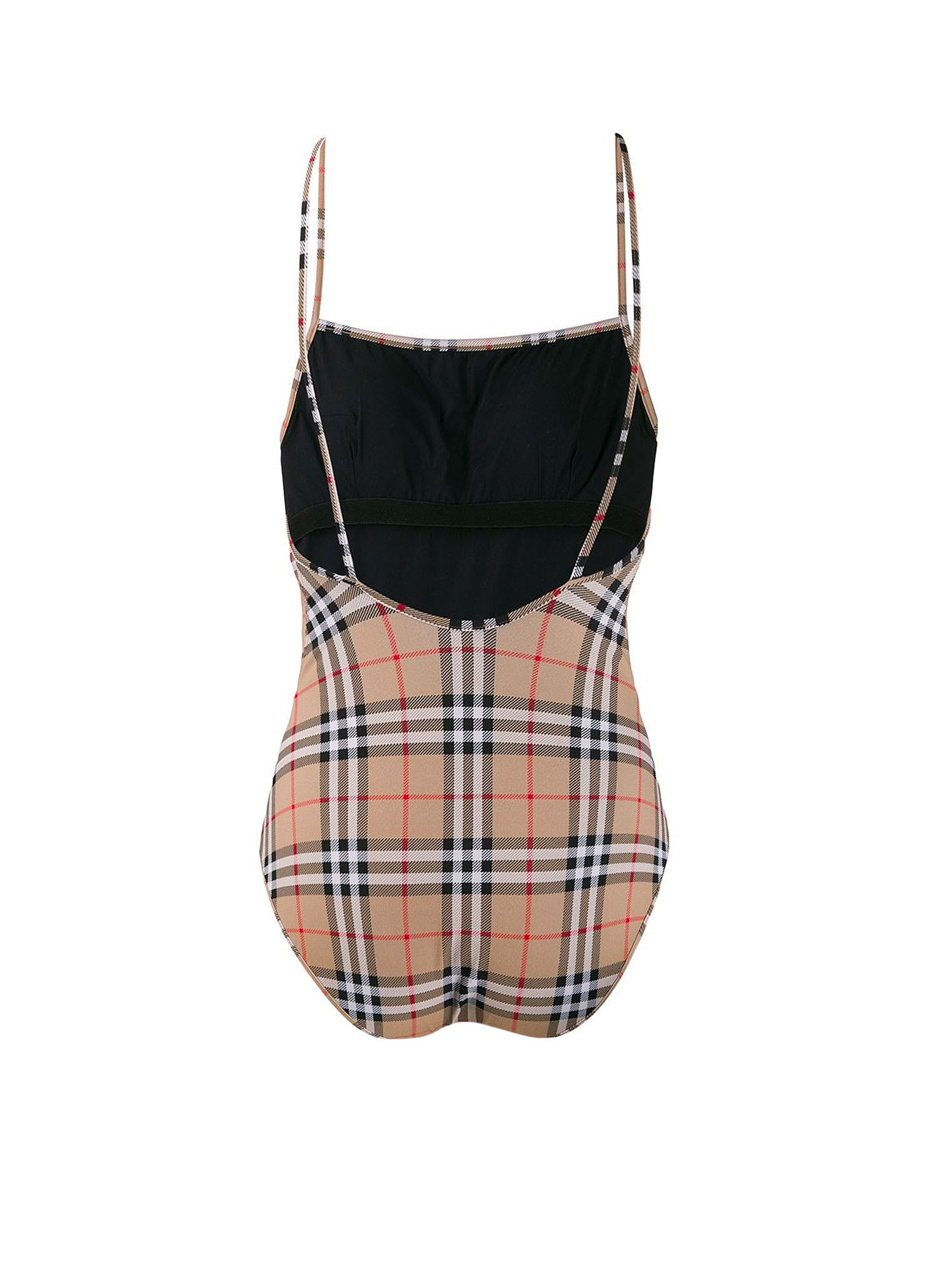 Shop Burberry Swim Suit In Beige