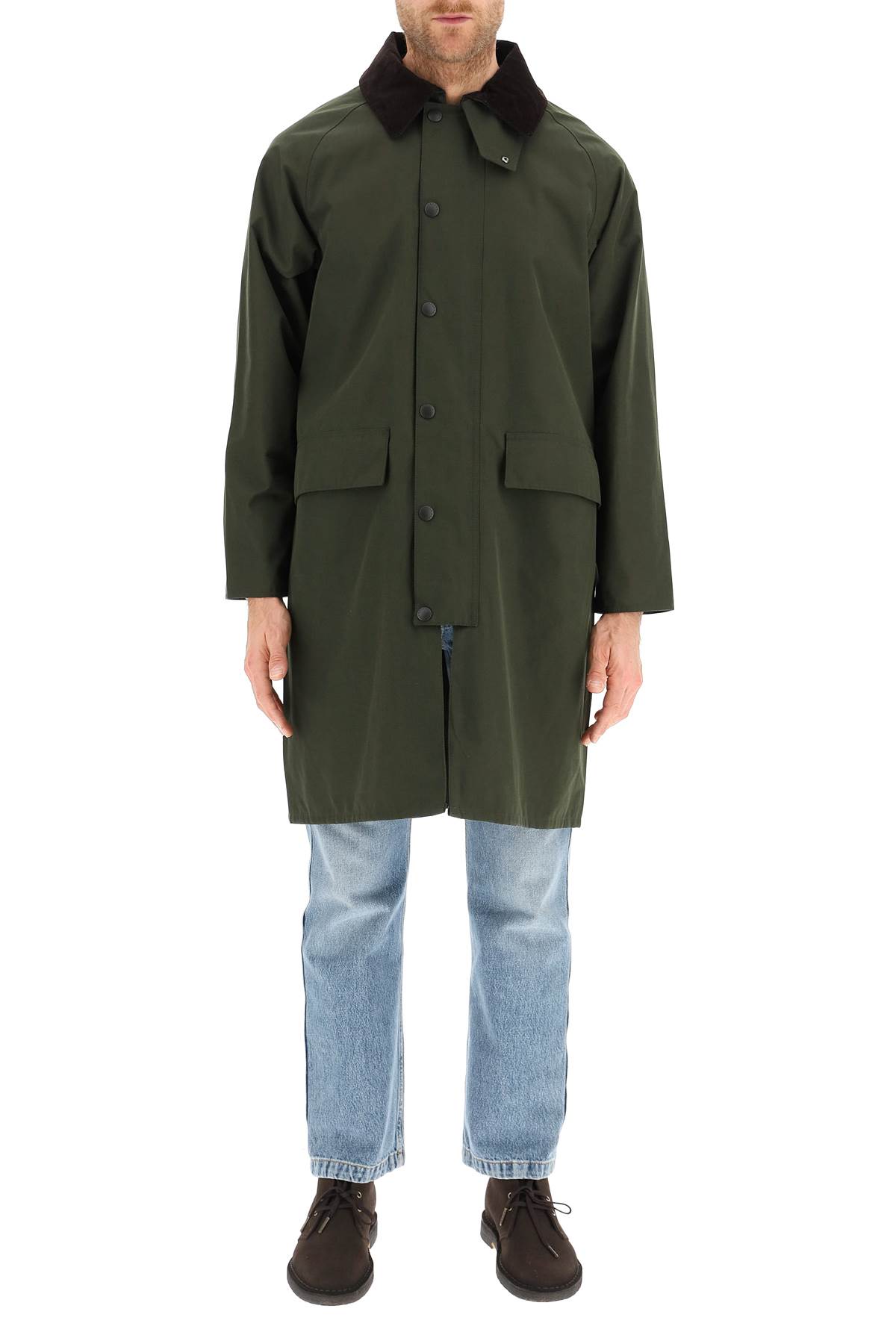 Barbour Waterproof Slim Burghley Jacket In Green | ModeSens