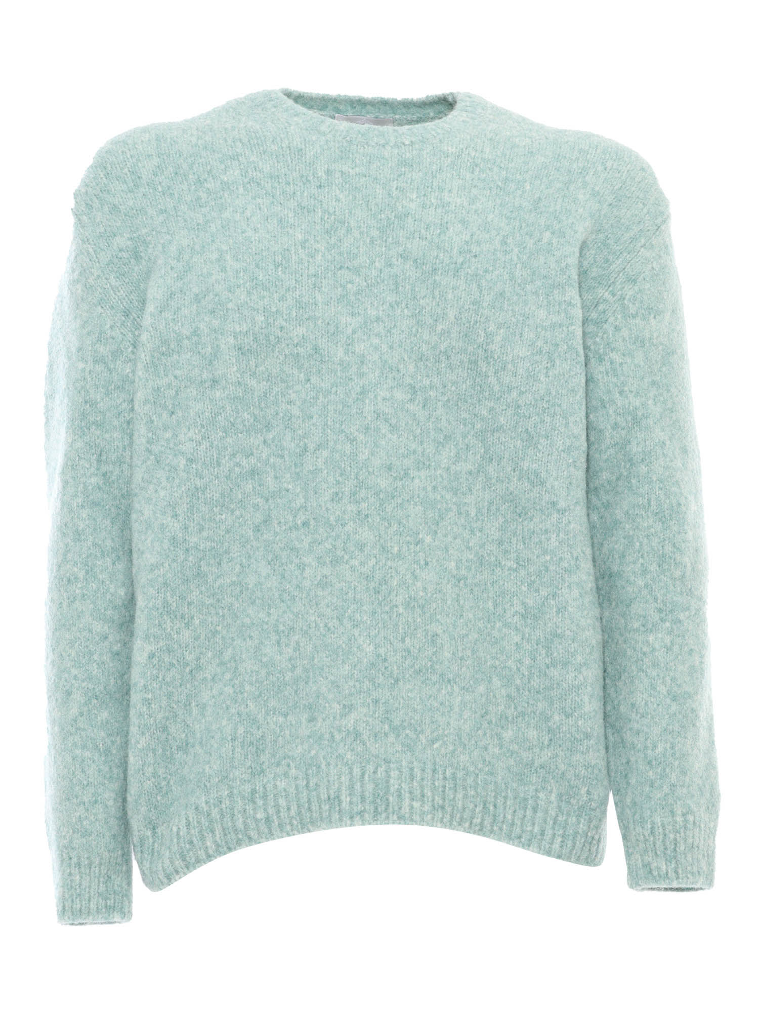 Shop Settefili Cashmere Brushed Over Fit Sweater In Light Blue