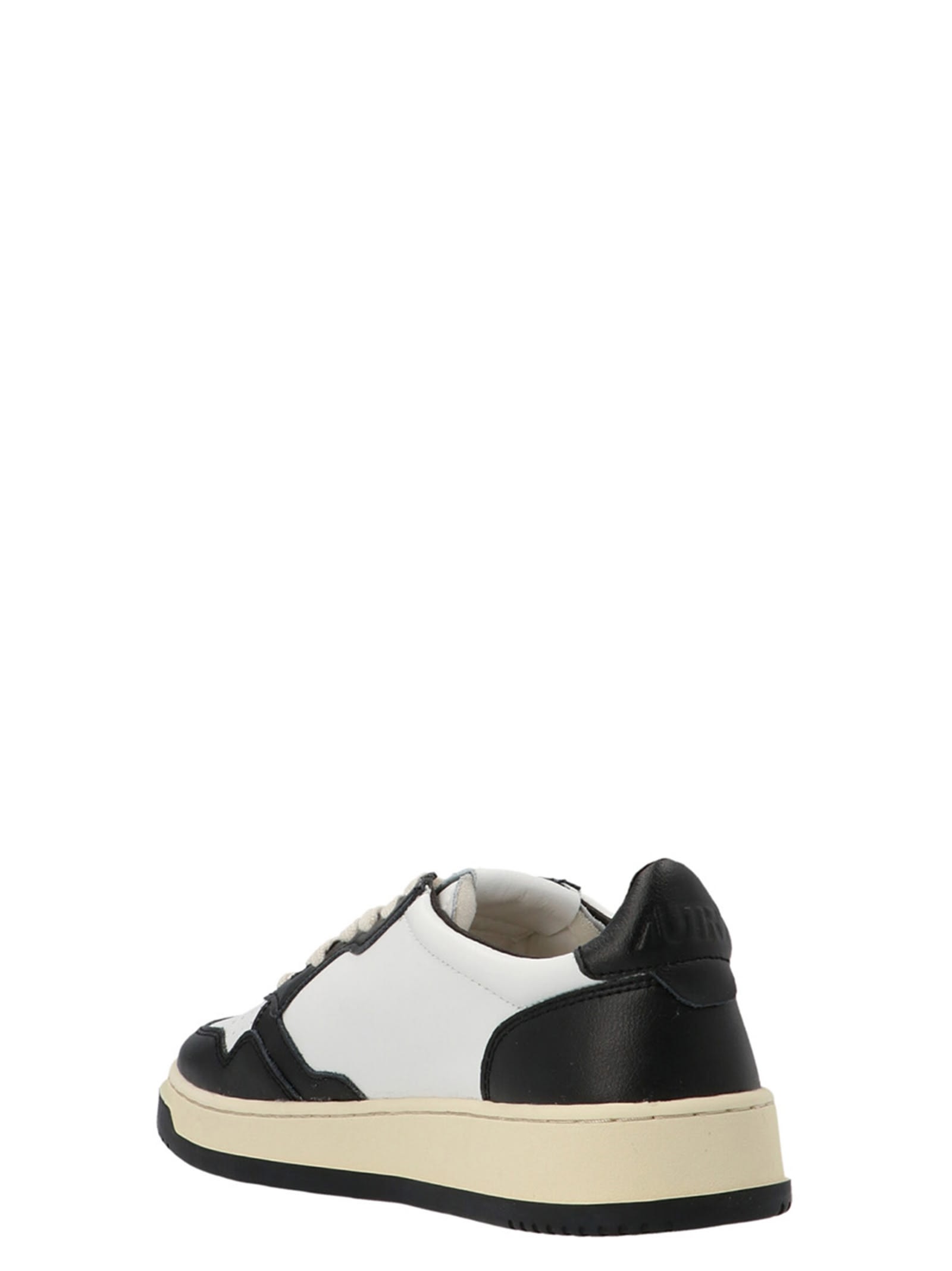 Autry Medalist Sneakers In White/black