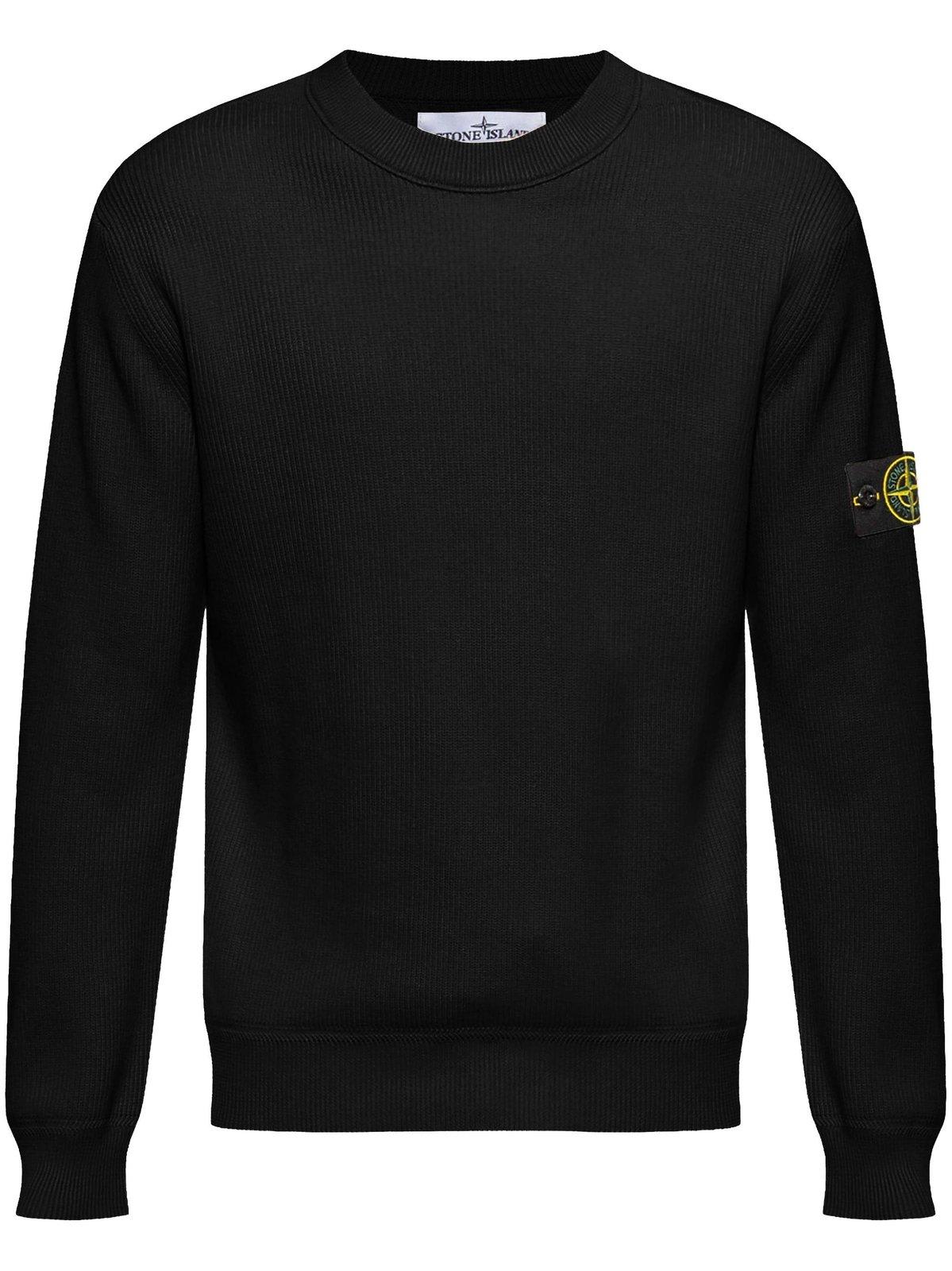 Compass-badge Crewneck Sweatshirt