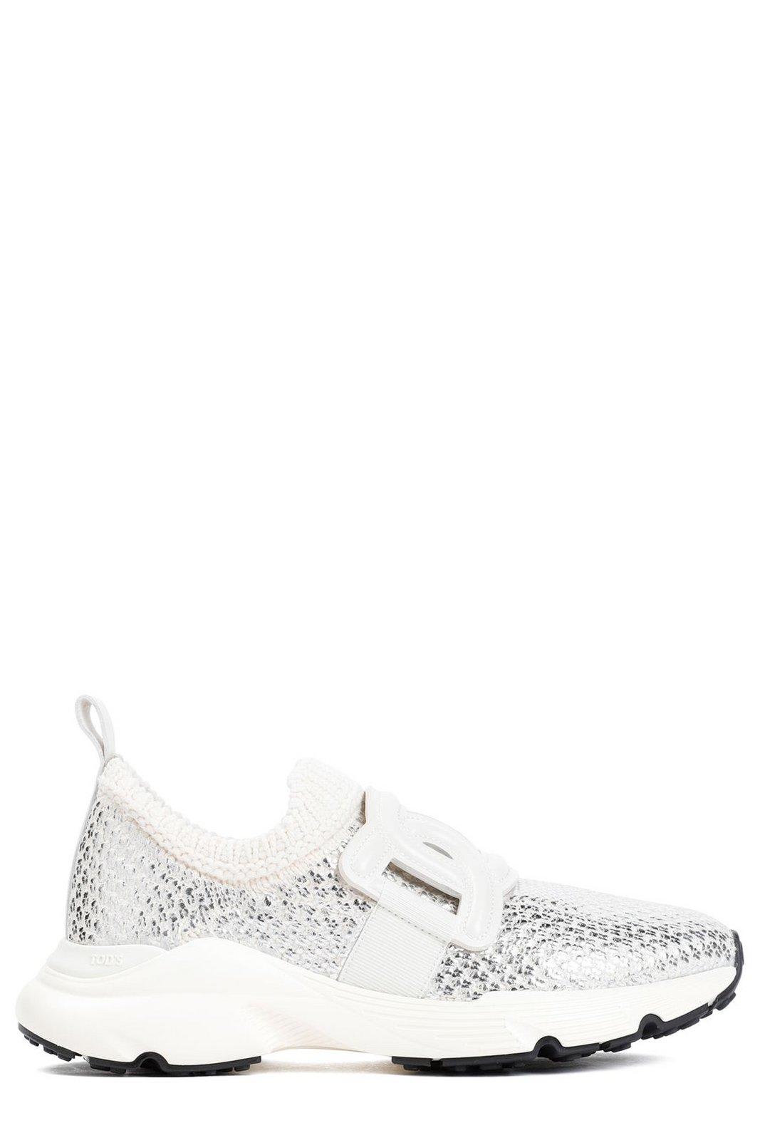 Shop Tod's Kate Slip-on Sneakers In White